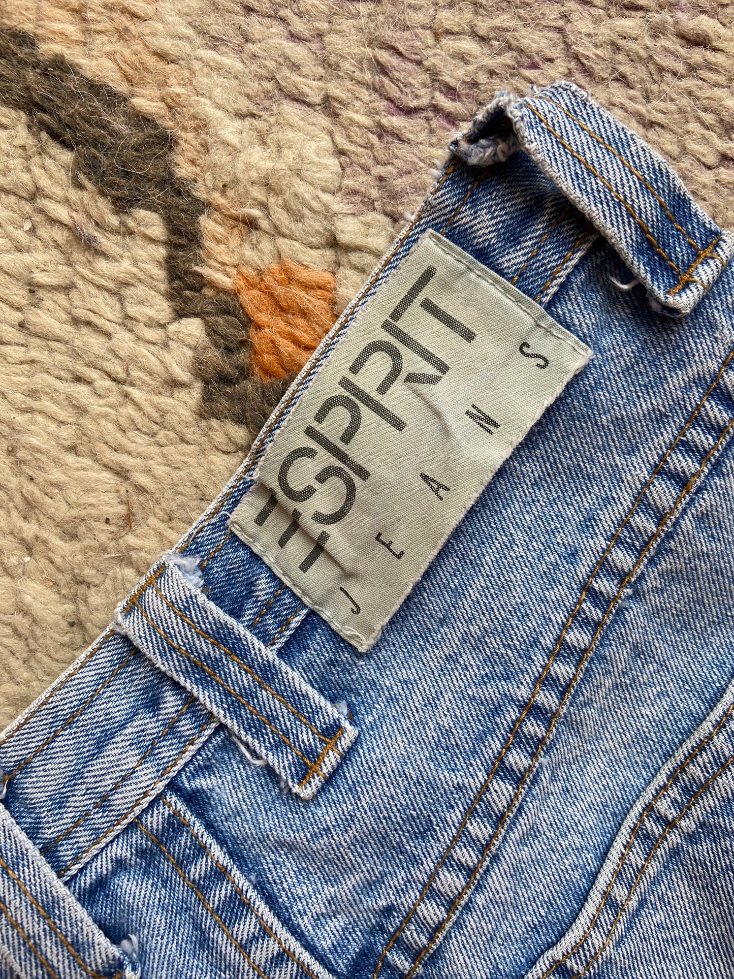 1990s Esprit Light Wash Button Fly Jeans