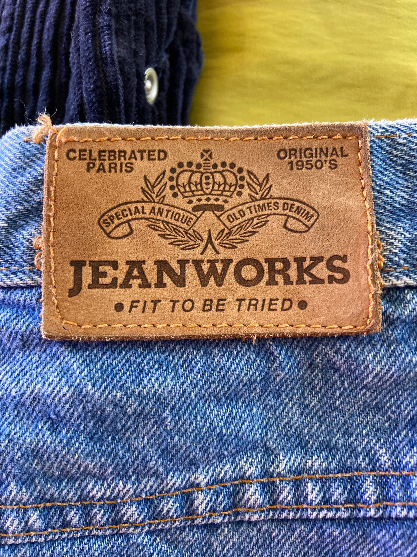 1990s Jeanworks Medium Wash Straight Leg Jeans