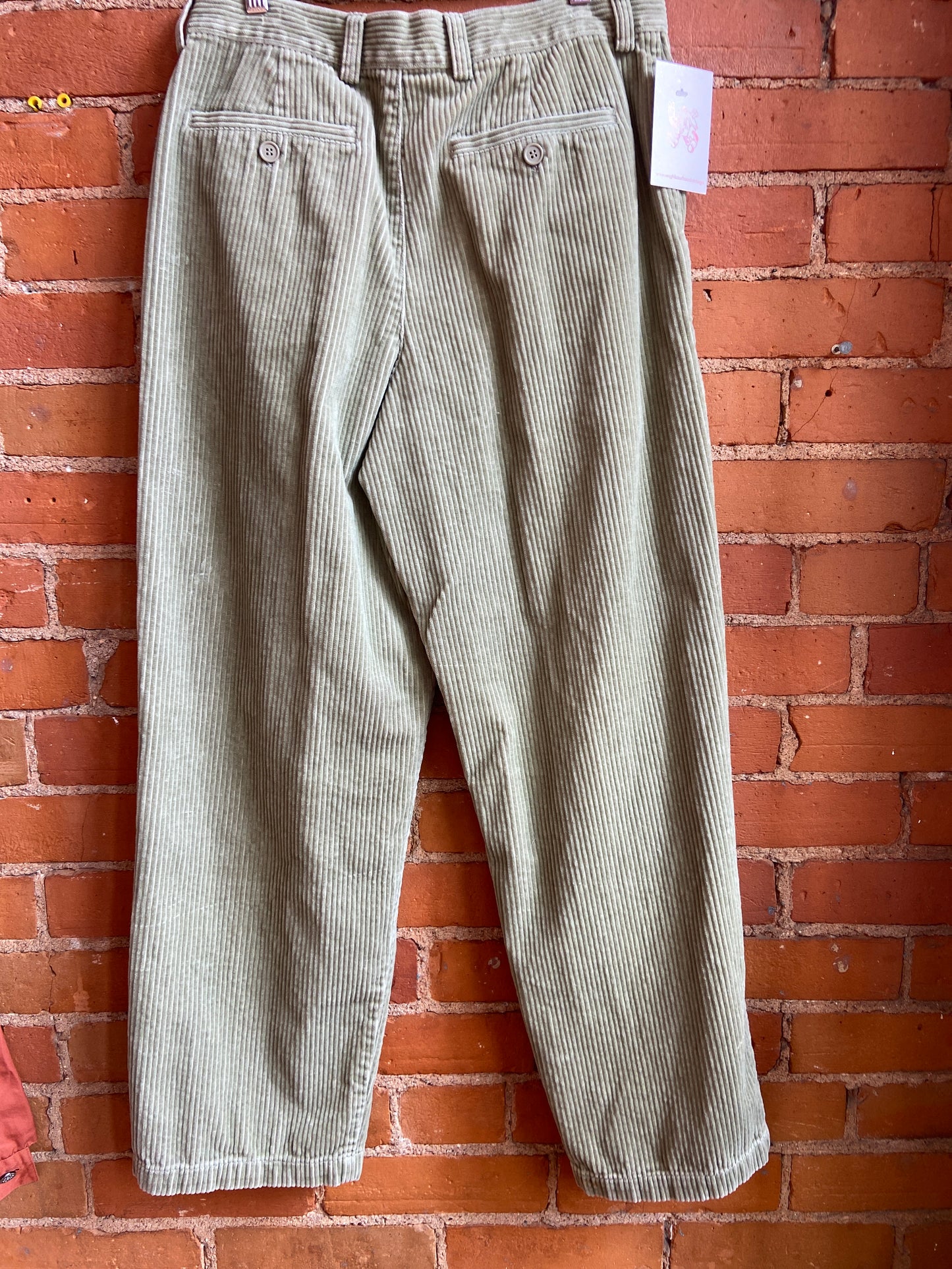 Taupe Wide-Wale Cords