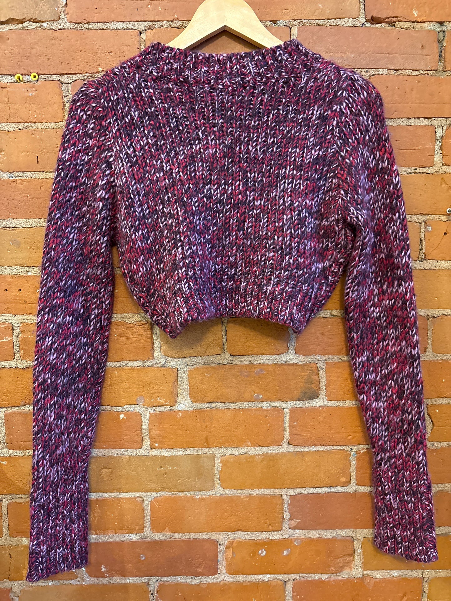 Y2K Esprit Purple & Pink Knit Shrug