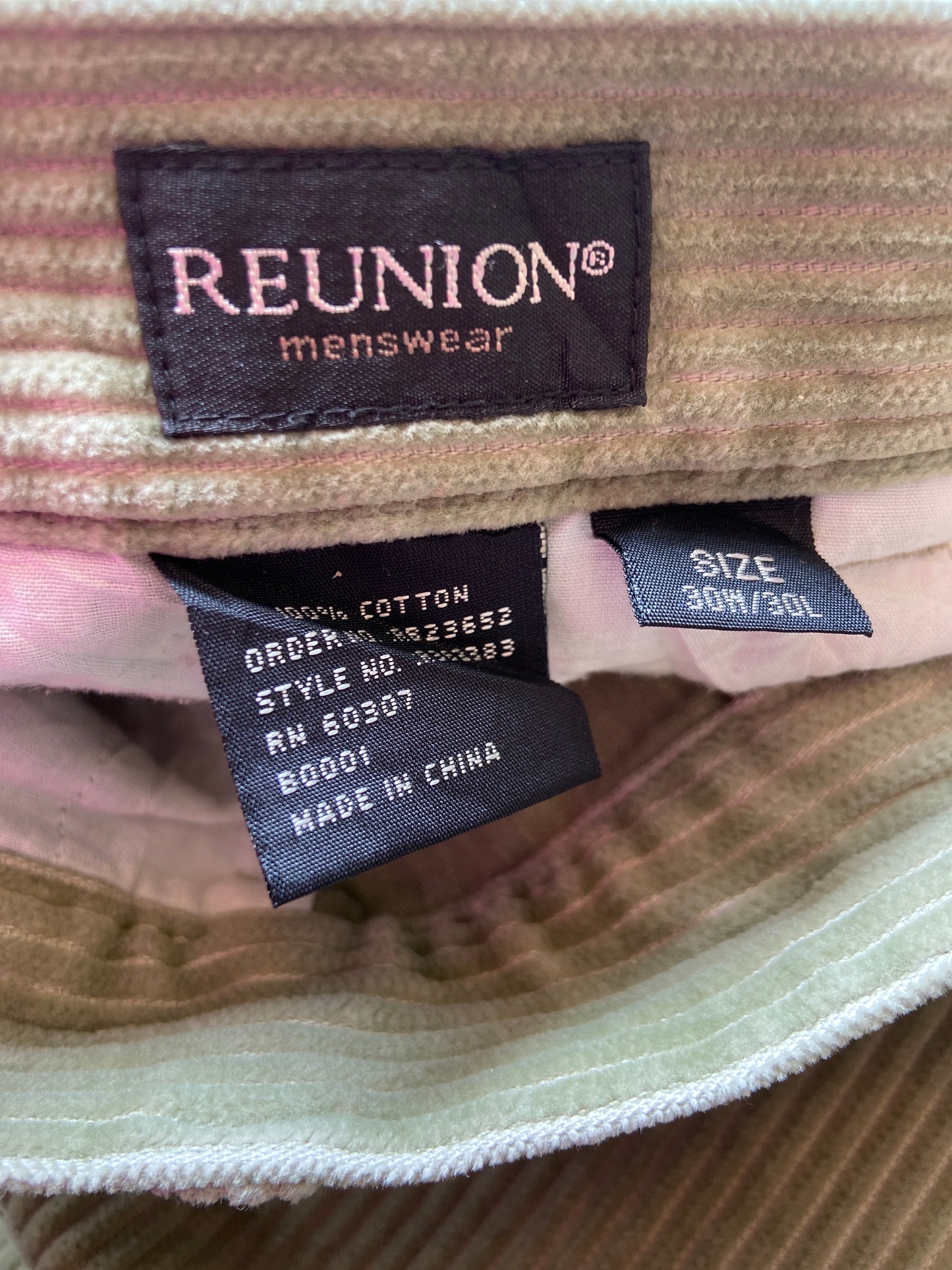 Taupe Wide-Wale Cords