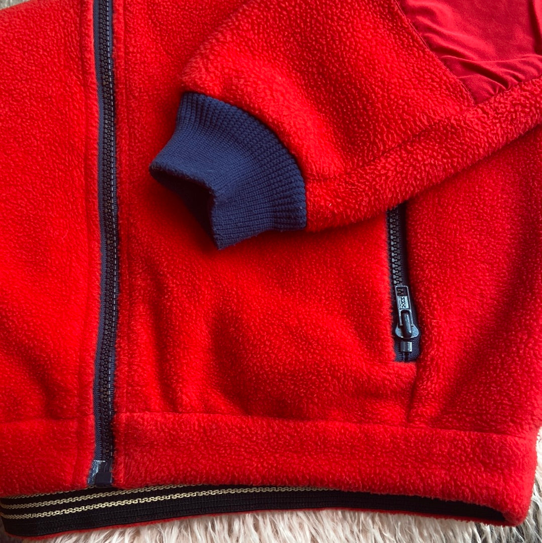 Tomato Red L.L. Bean Fleece Jacket