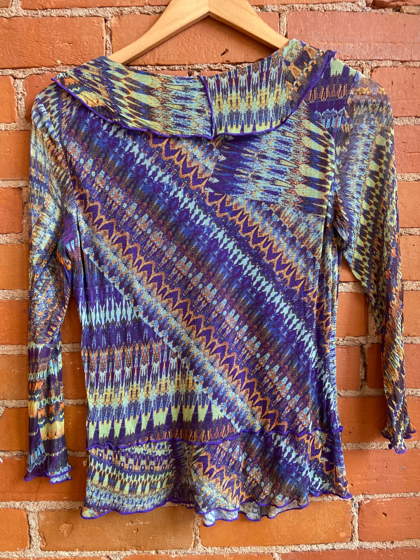 Y2K Posselt Silk Top