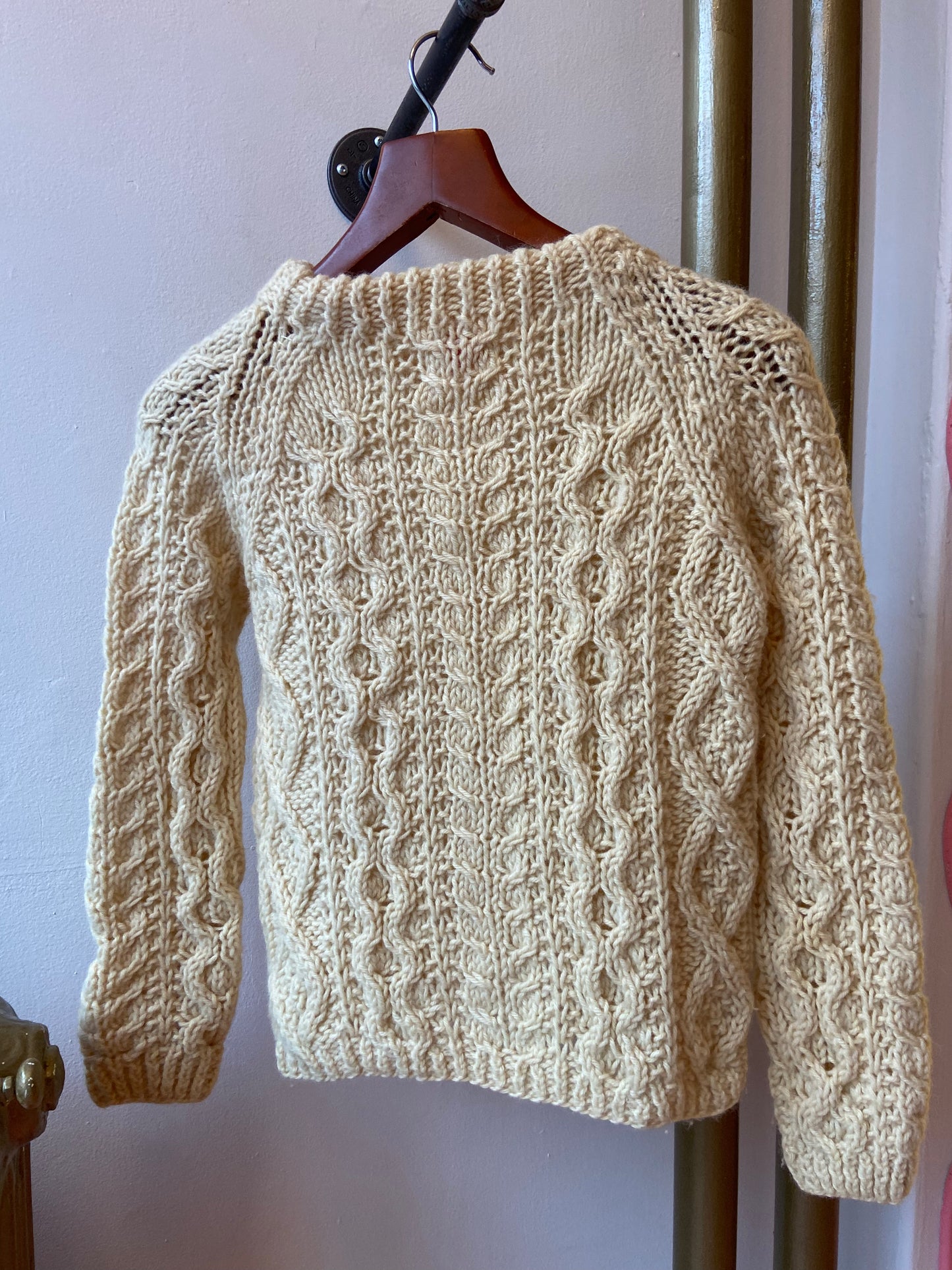 Ghiberti Italian Hand Knit Chunky Wool Sweater