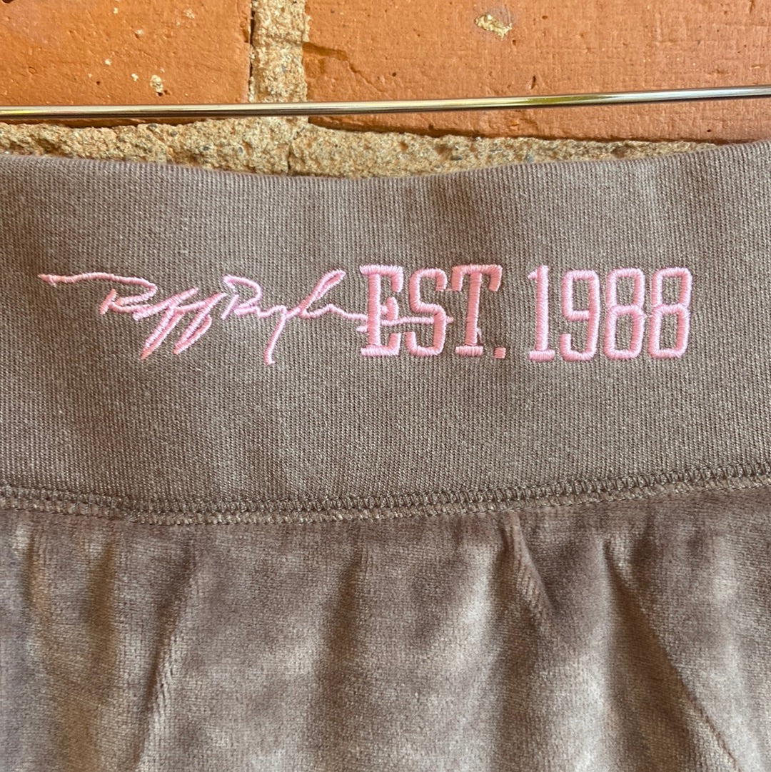 Deadstock Y2K Brown Velour Ruff Ryder’s 2 Piece set