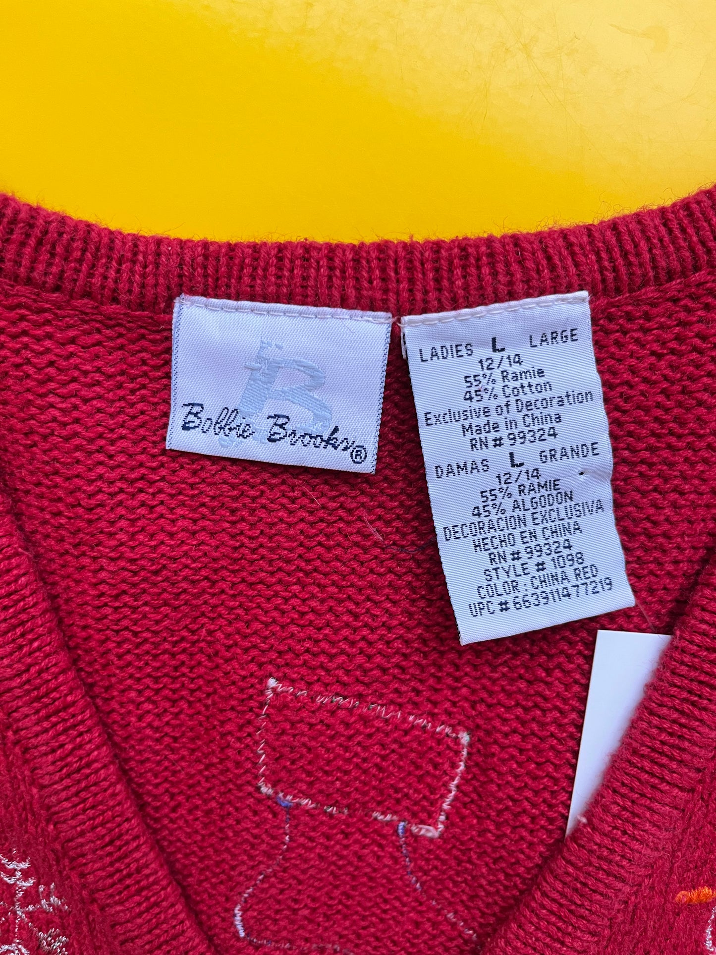 Snowman Button up Sweater Vest