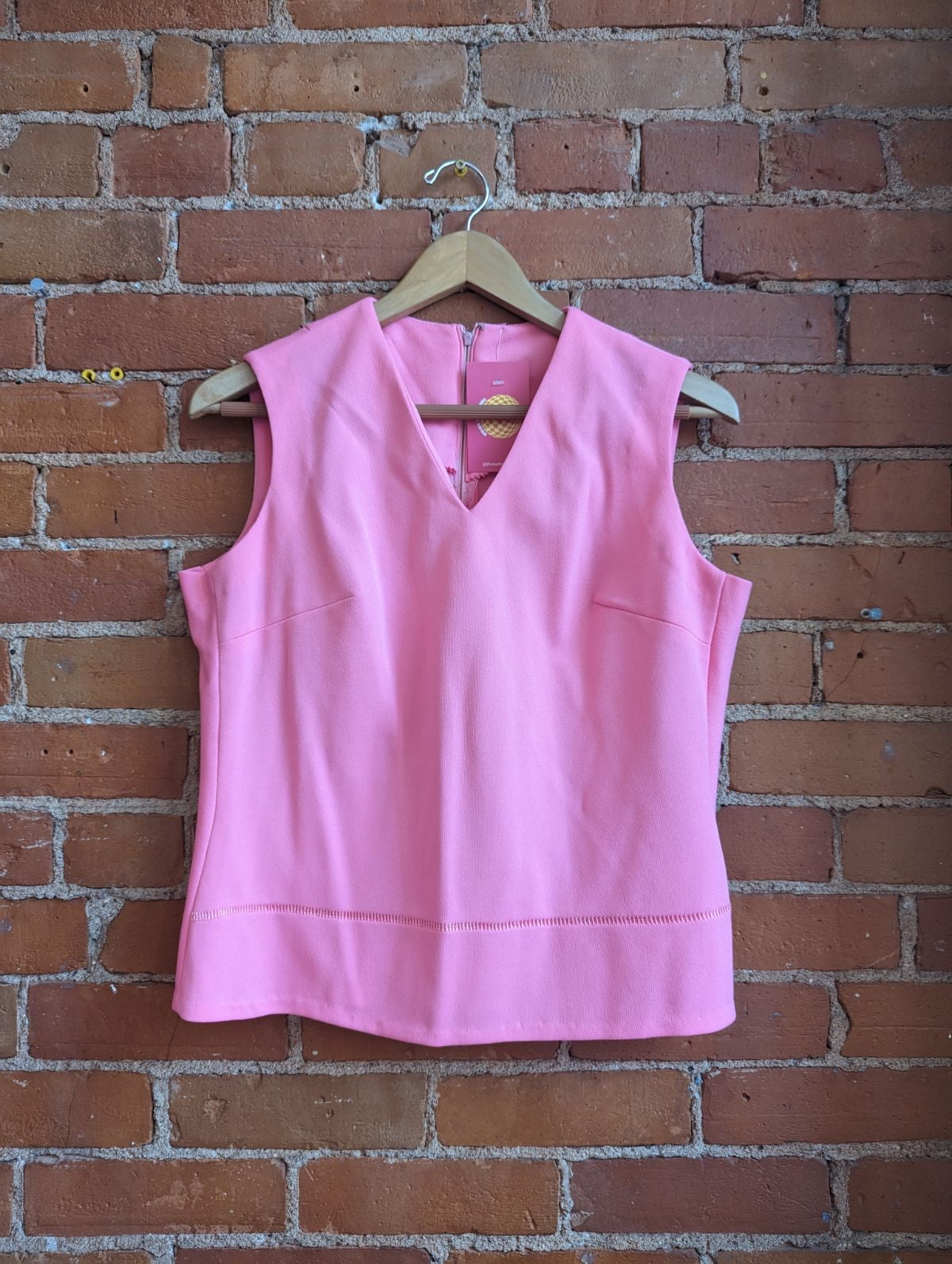 1960s Pink Sleeveless Top