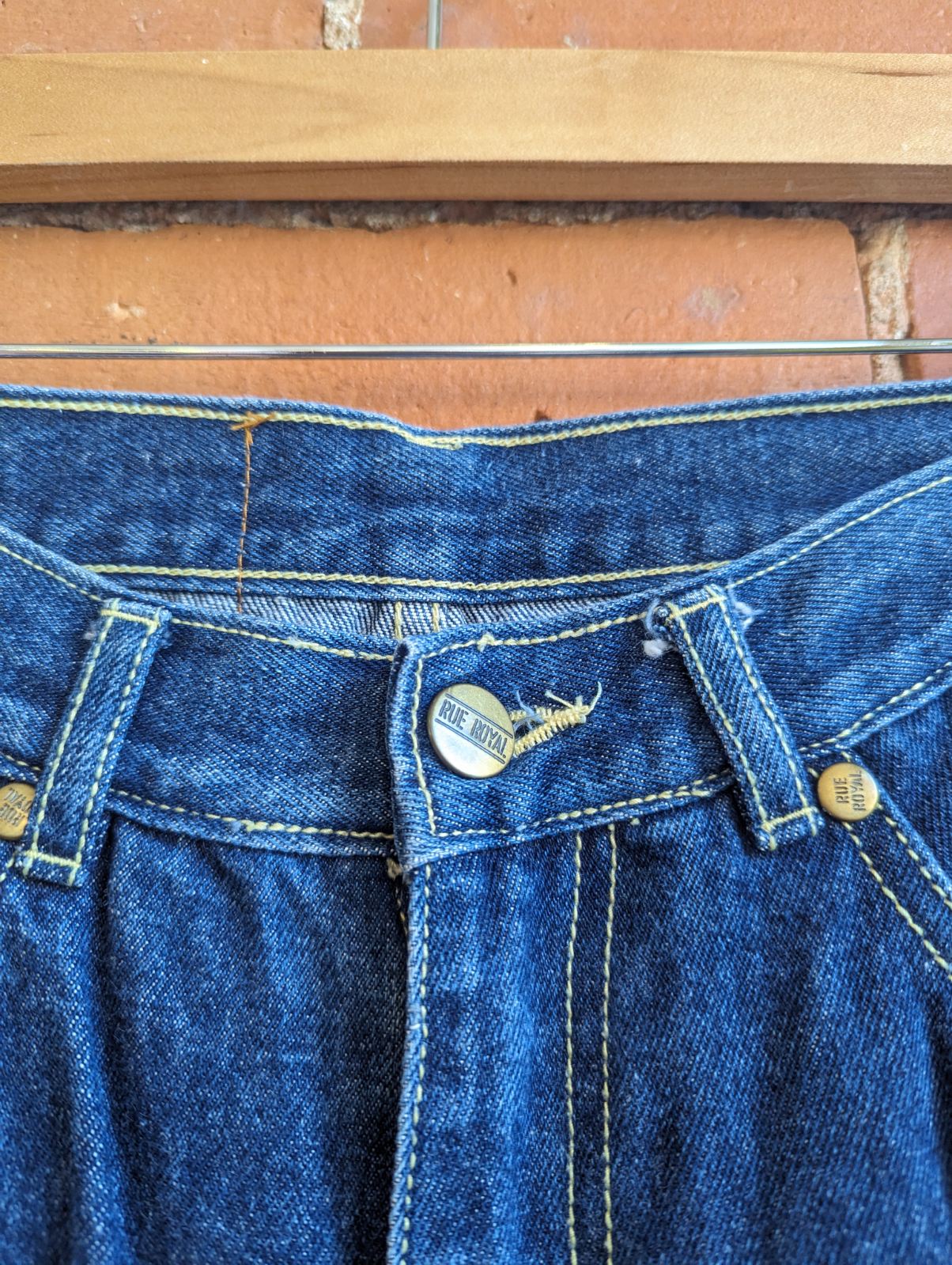 1990s Rue Royal Dark-Wash High-Rise Mom Jeans