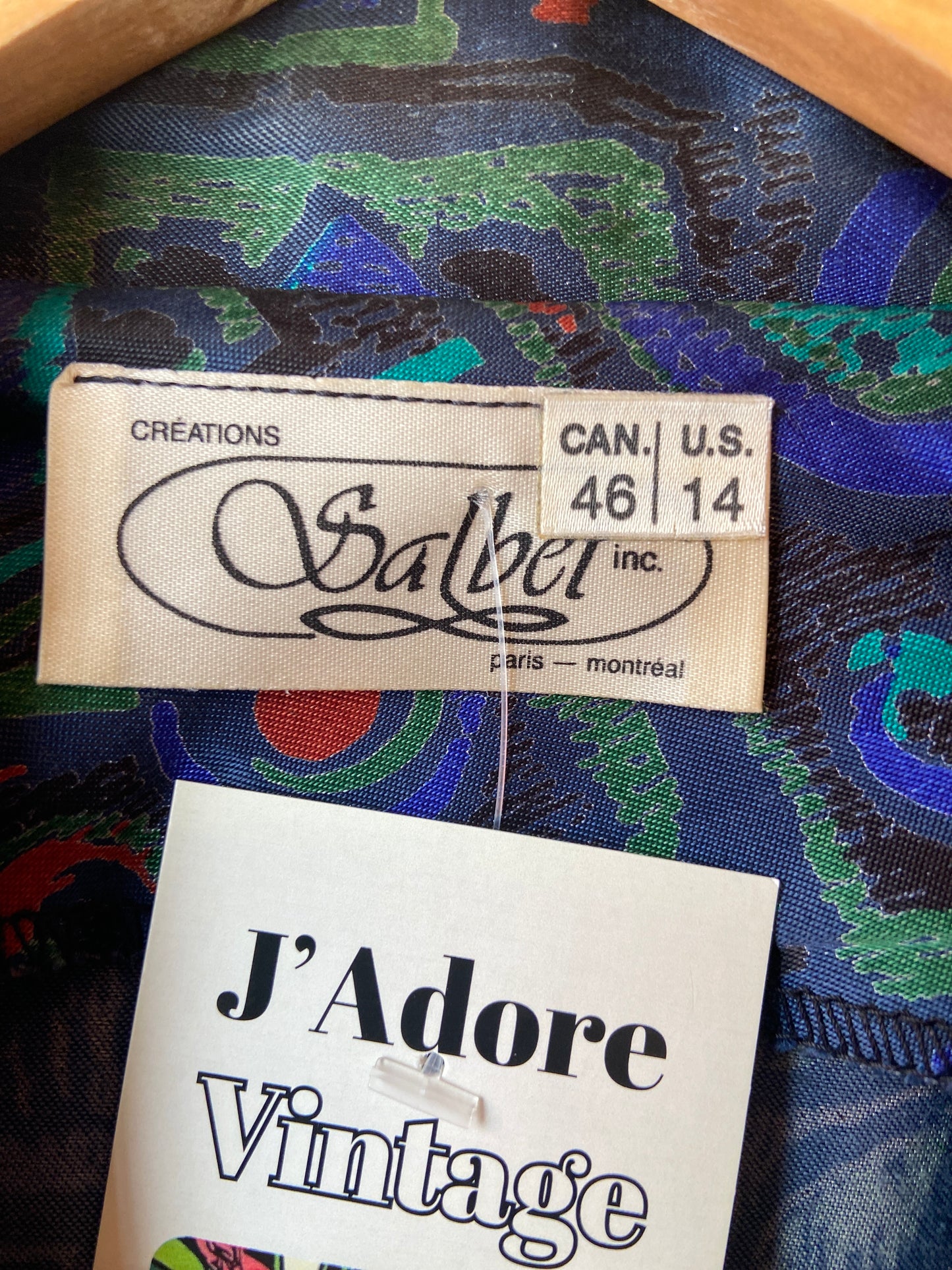 Salbet Satin Pattern Blazer