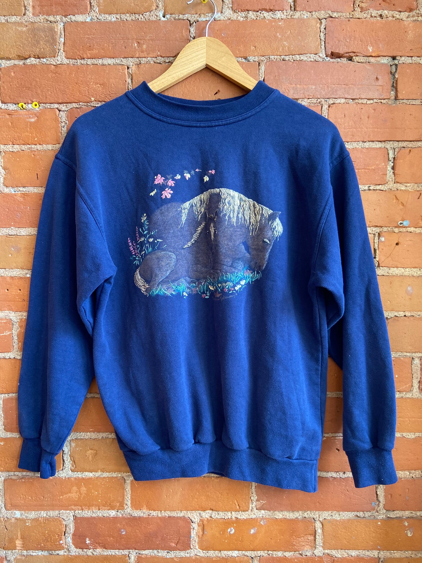 Northern Getaway Horse Crewneck Sweater