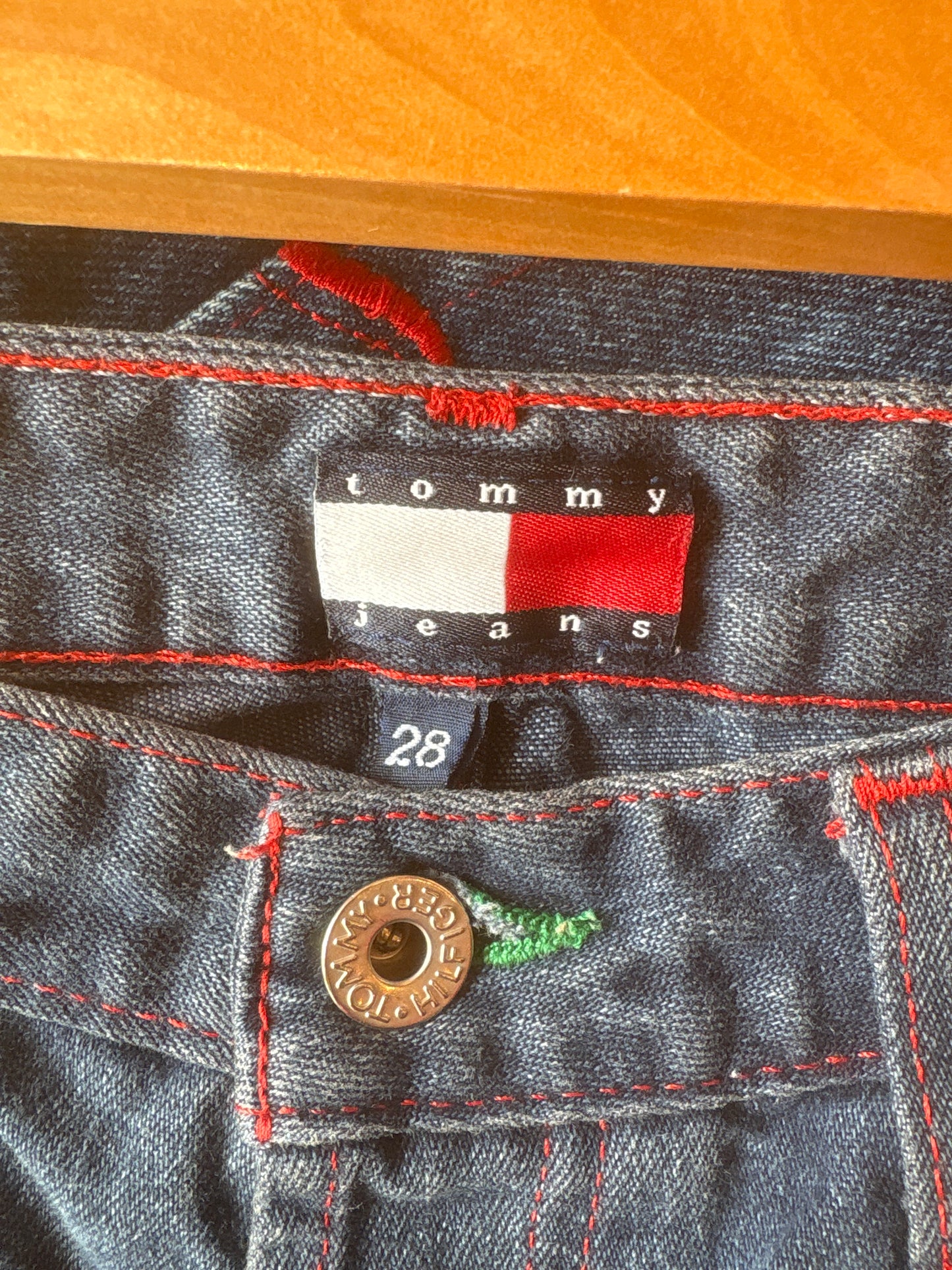 Tommy Jean Dark Denim Shorts