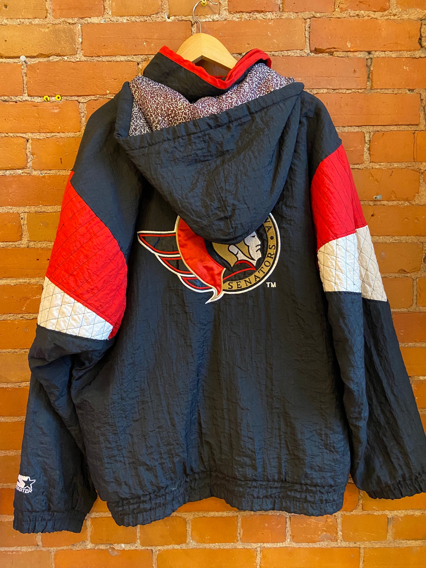 Black Ottawa Senators Starter Jacket *As is