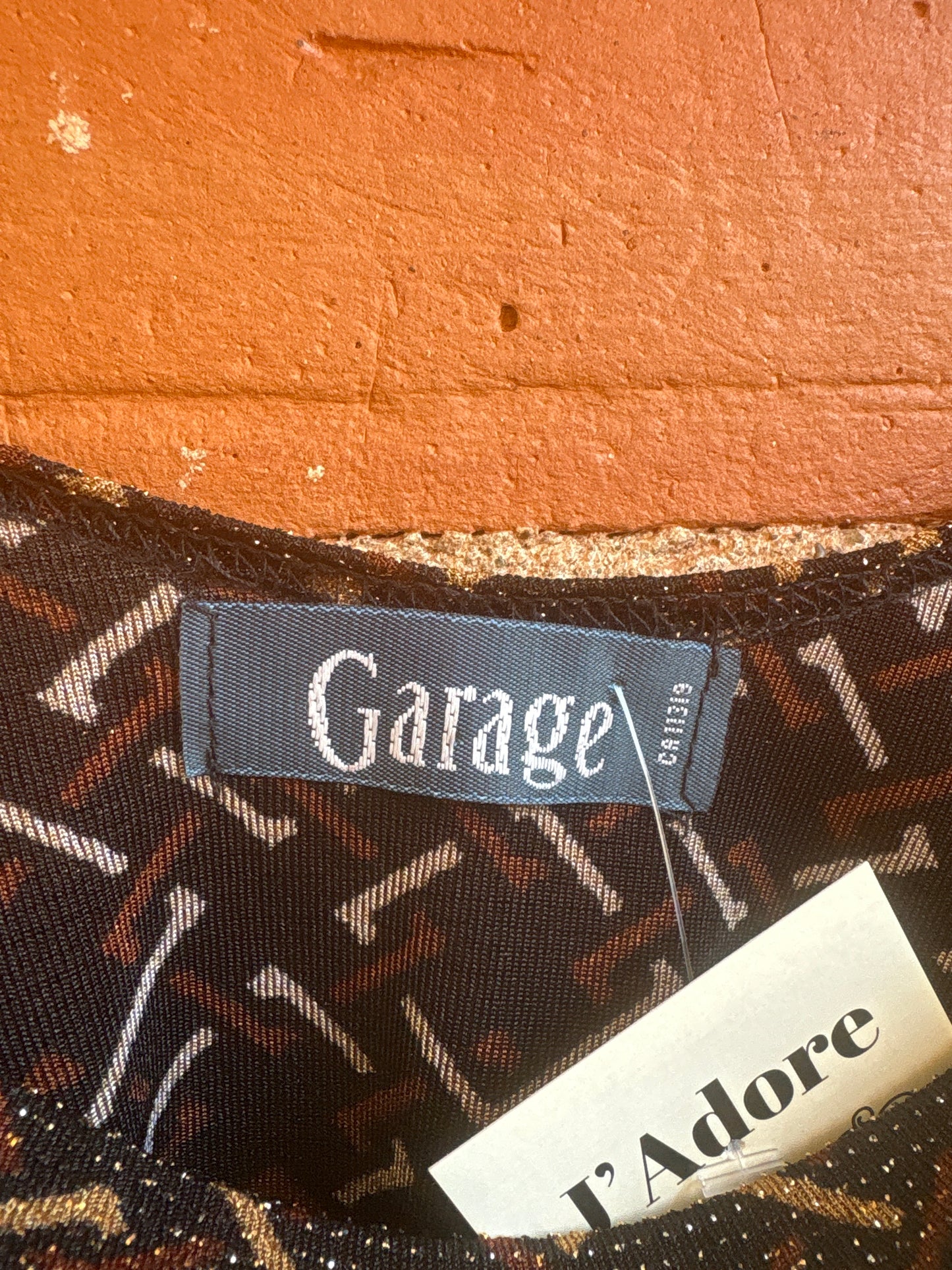Vintage Garage Metallic Sleeveless Top