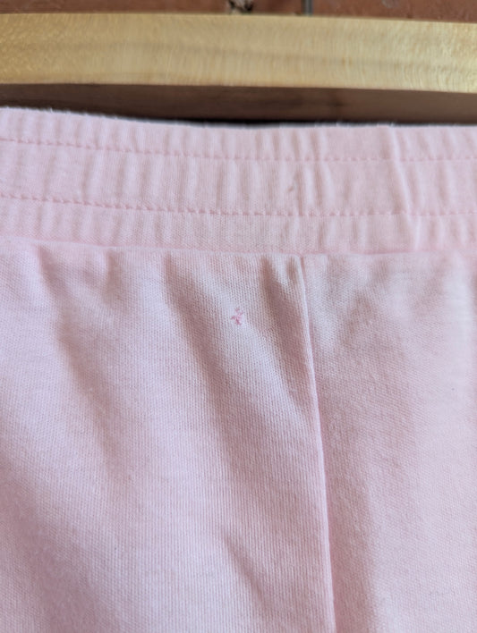 1980s Sentiments High Rise Baby Pink Elastic Waist Shorts