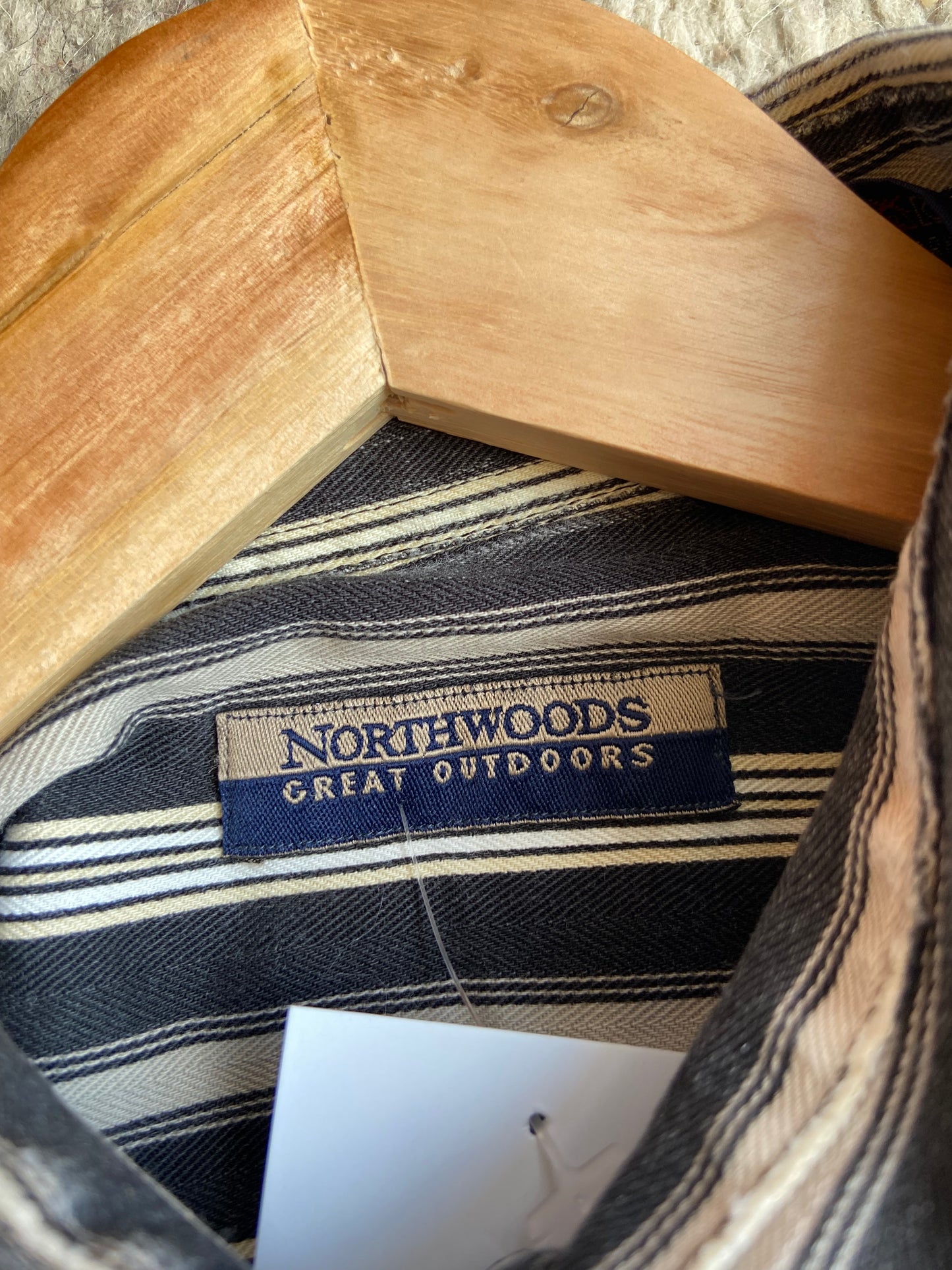 Striped Cotton Button up Long Sleeve Shirt