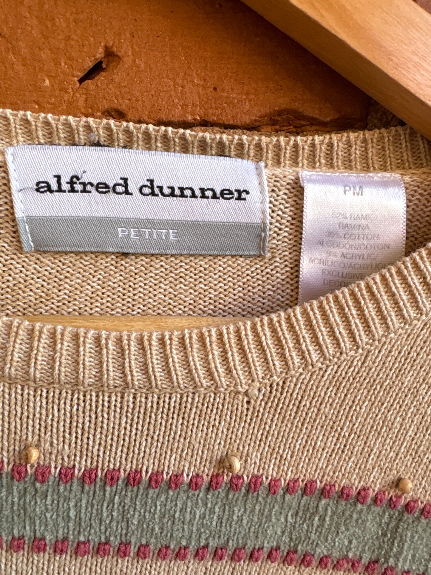 Alfred Dunner Embroidered Sweater