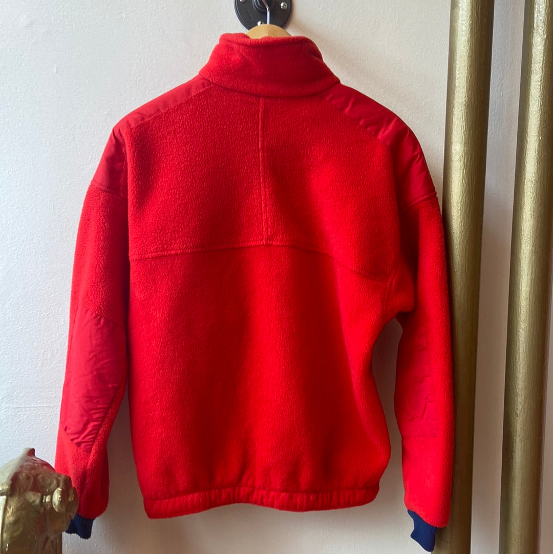 Tomato Red L.L. Bean Fleece Jacket
