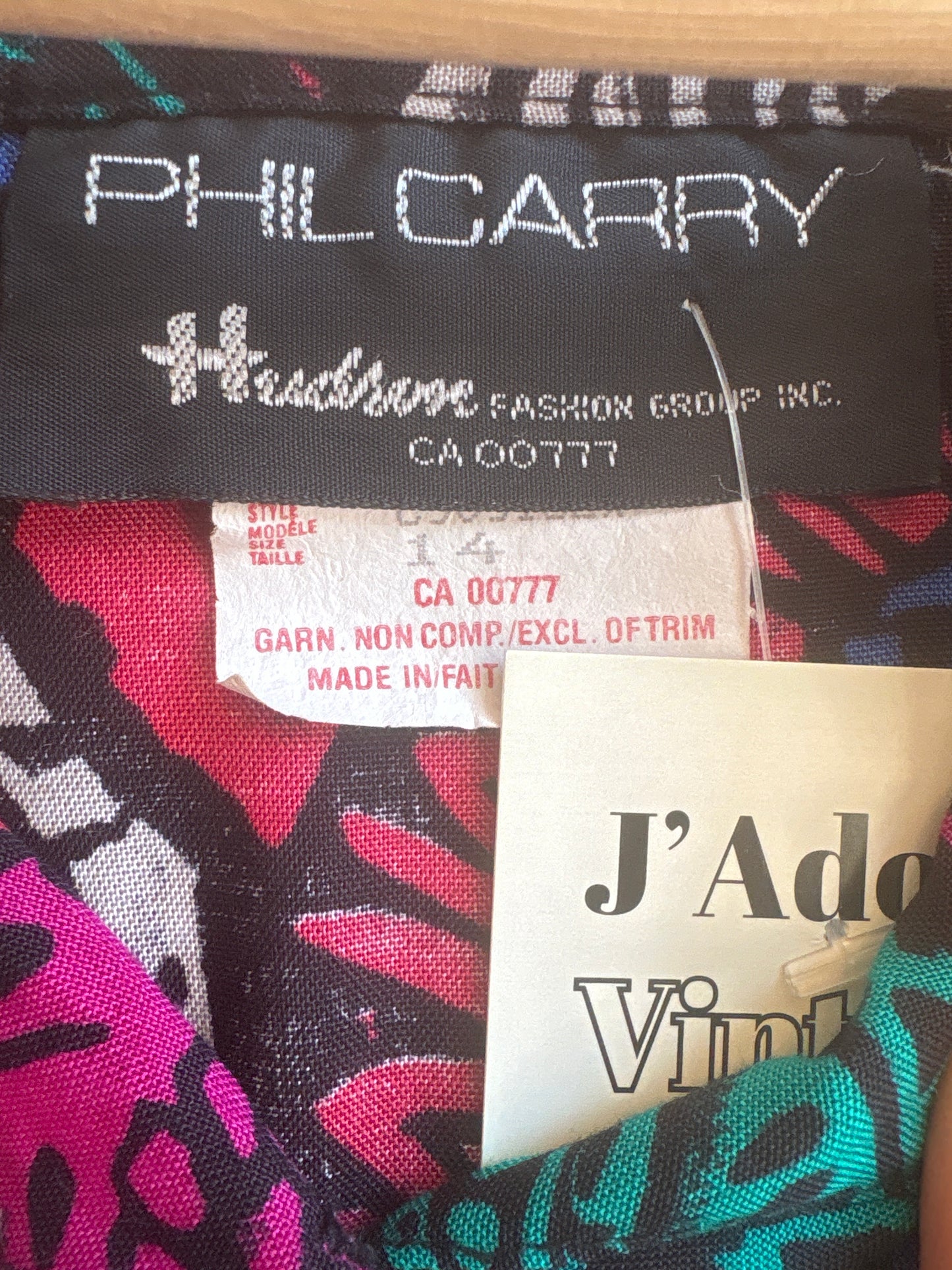 Phil Carry Pattern Blouse