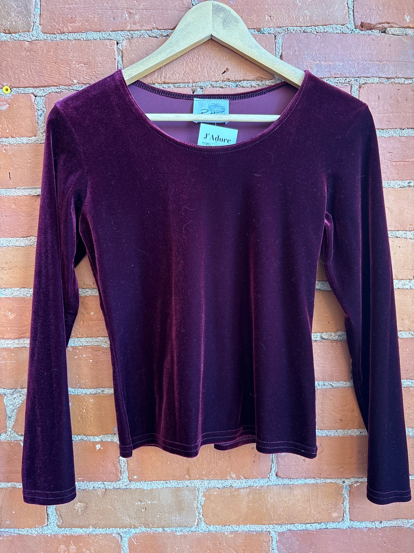 Patty Velvet Wine Top