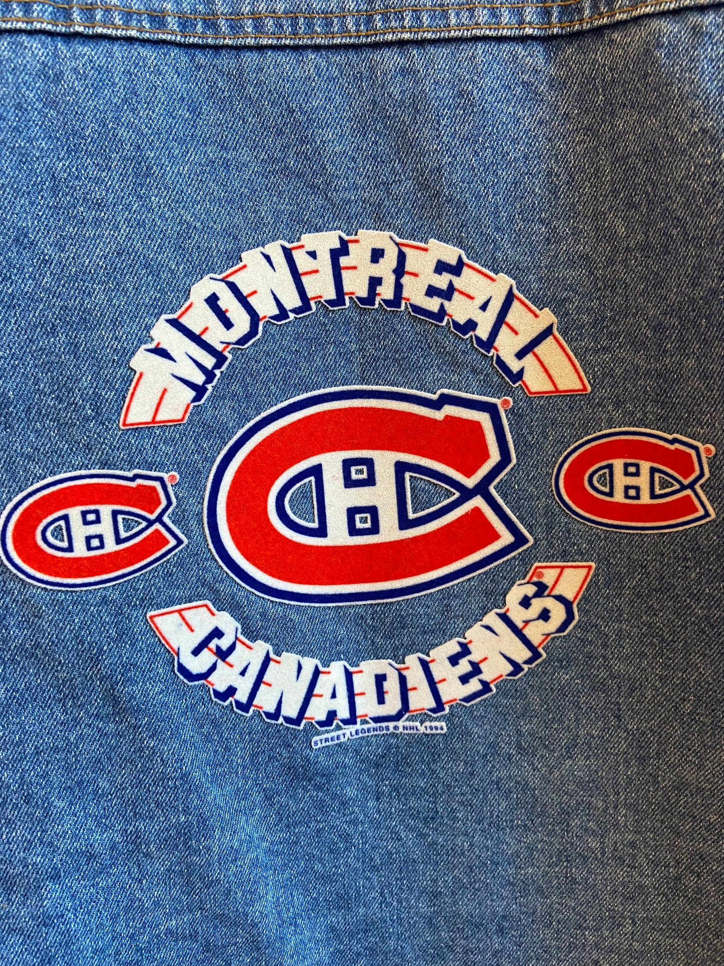 Montreal Canadiens Denim Sherpa Jacket