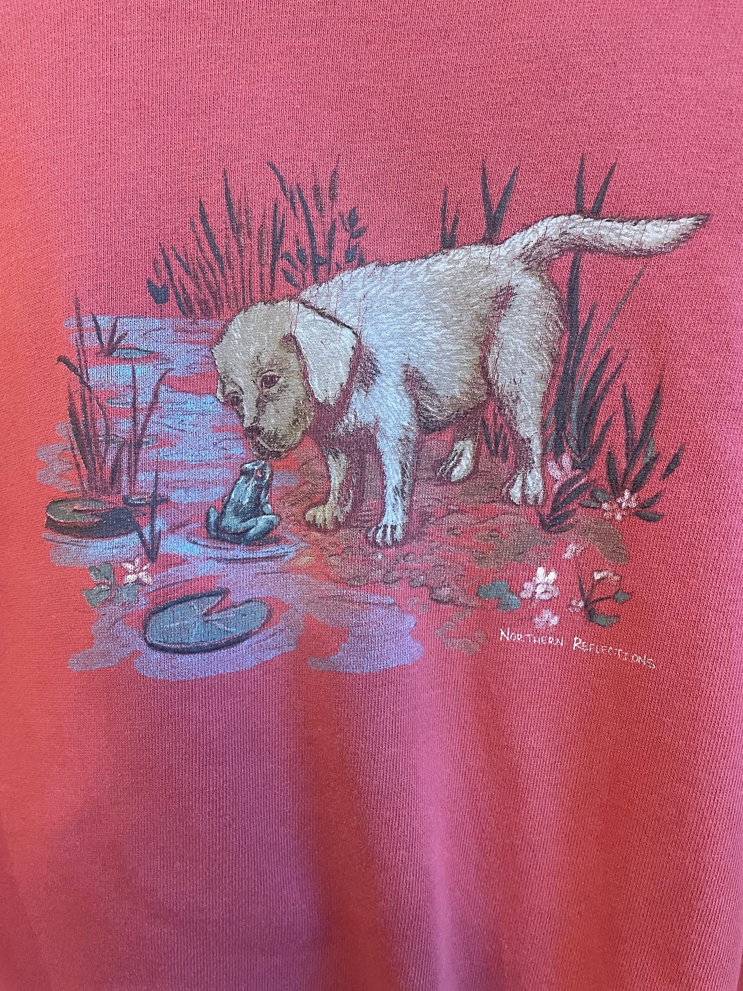 Northern Reflections Puppy Crewneck Sweater