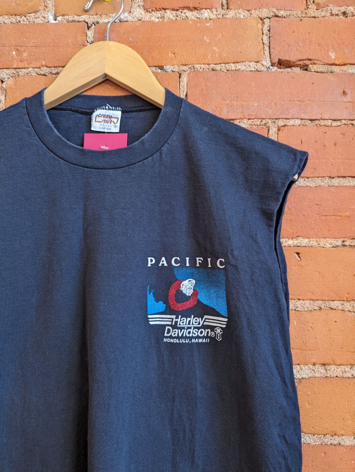 1980s Pacific Harley Davidson Graphic Tank