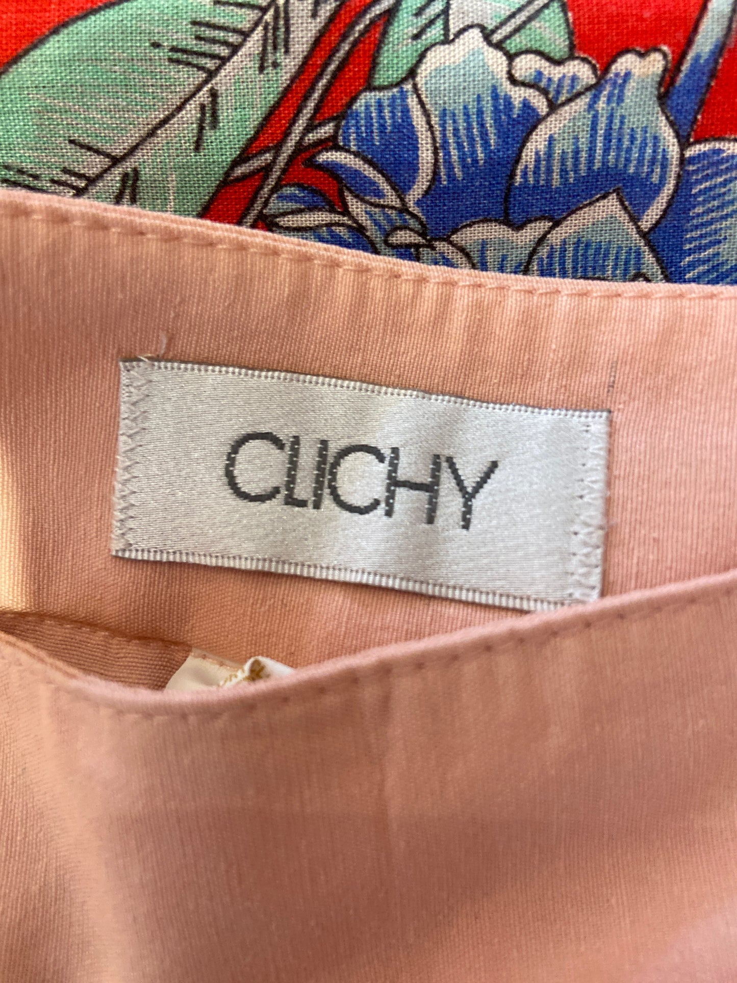 Baby Pink High-Rise Silk Blend Shorts
