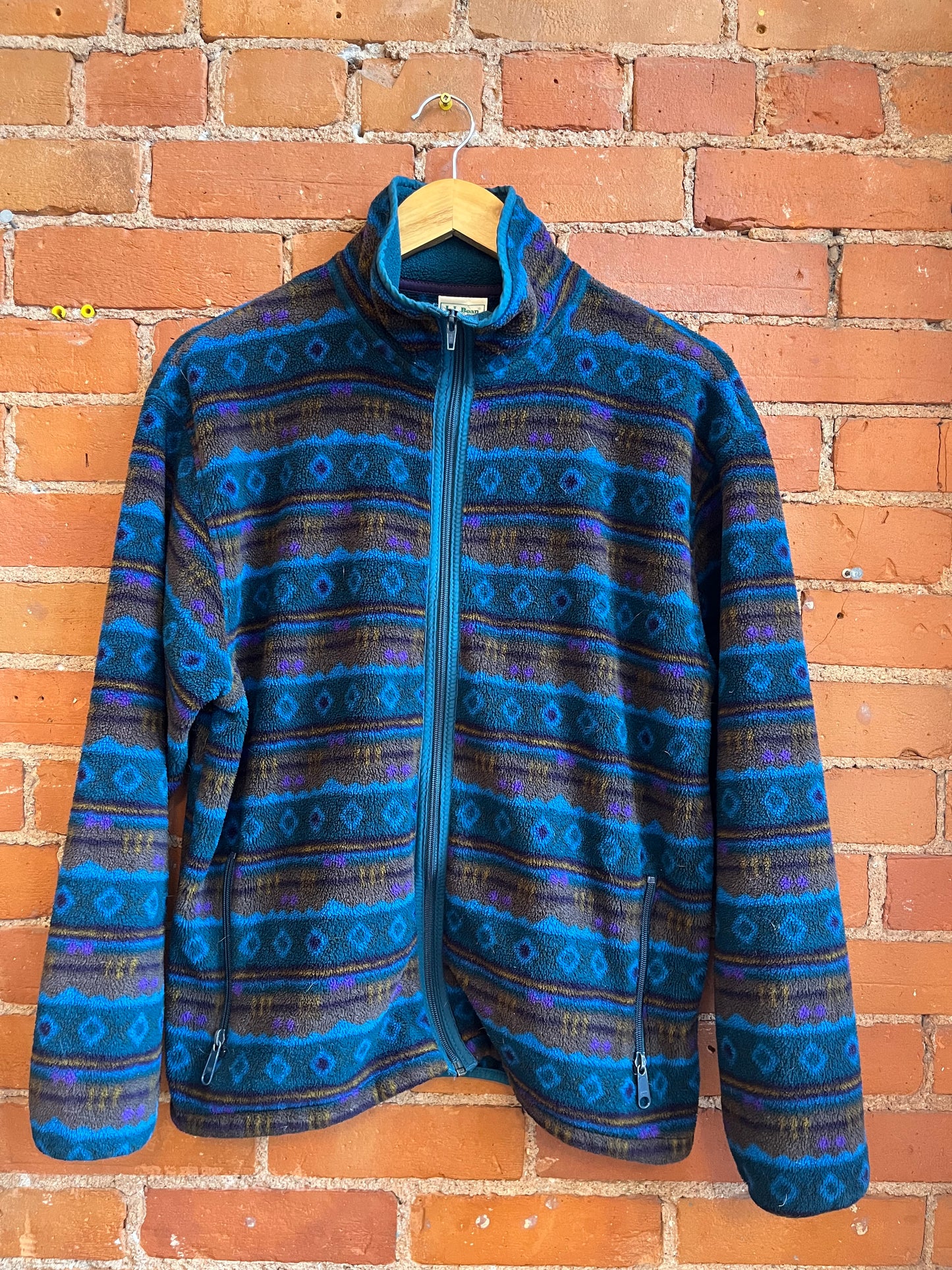 LL Bean Bright Turquoise Fleece