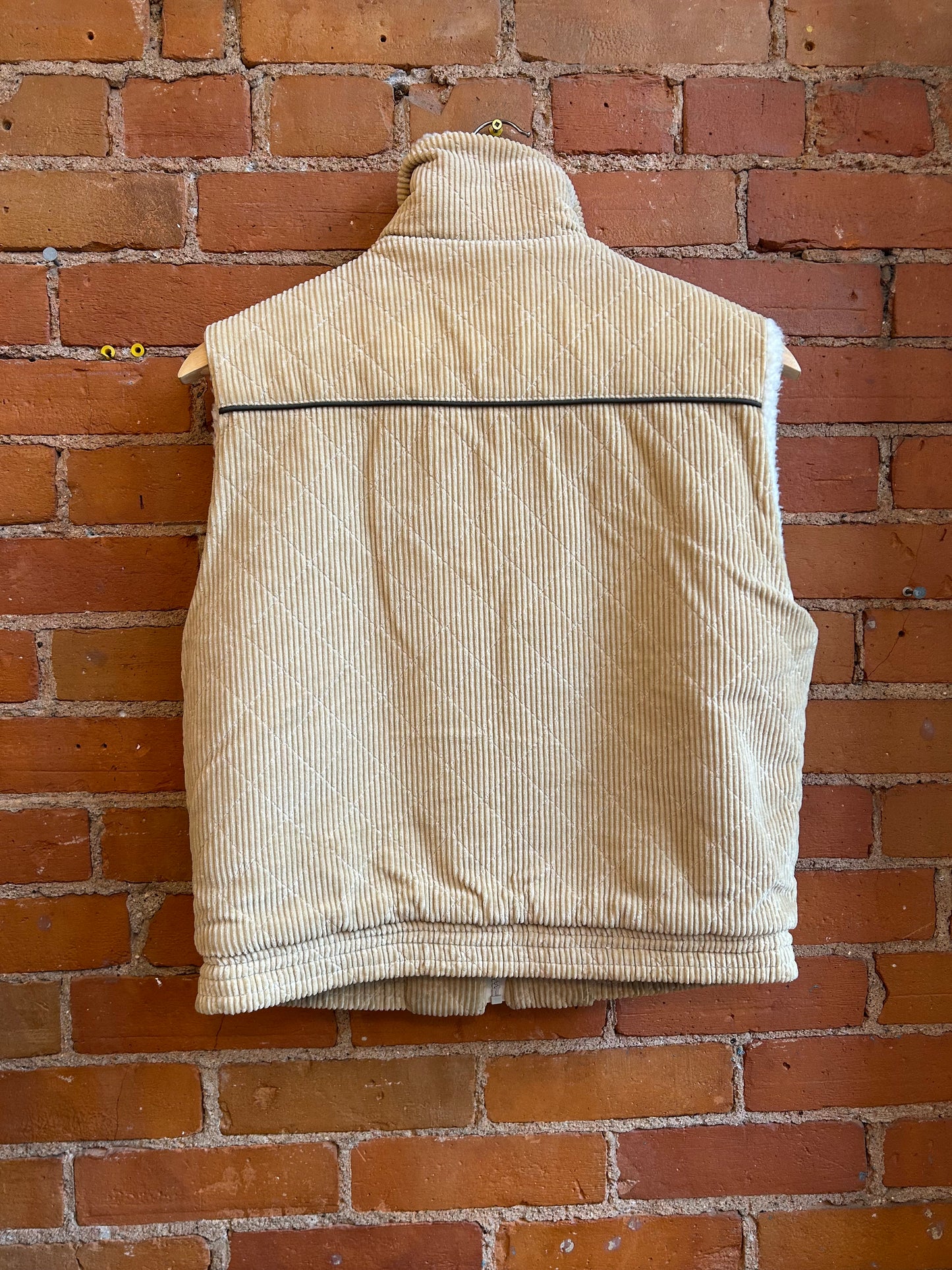 80's Sherpa corduroy vest