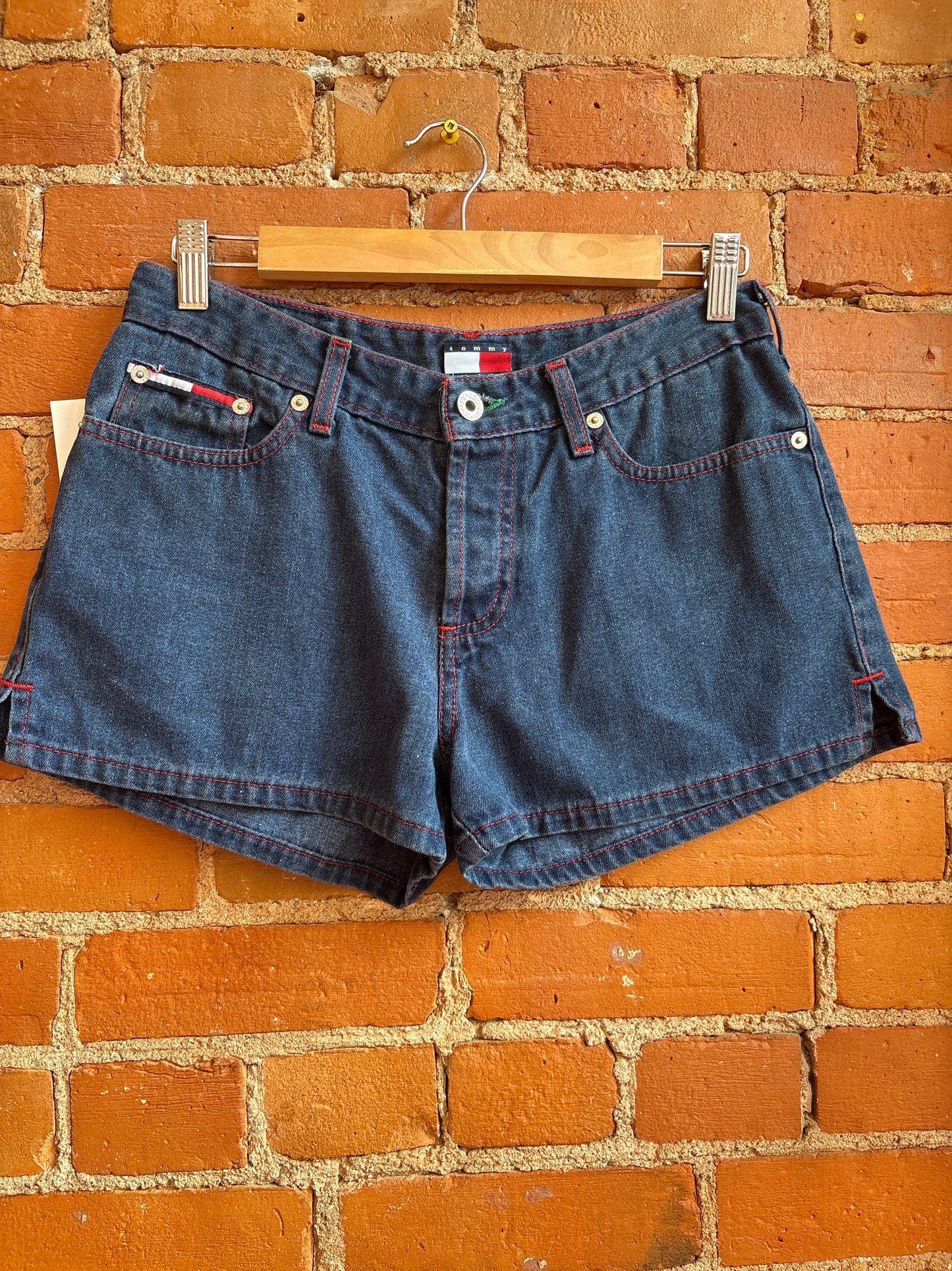 Tommy Jean Dark Denim Shorts