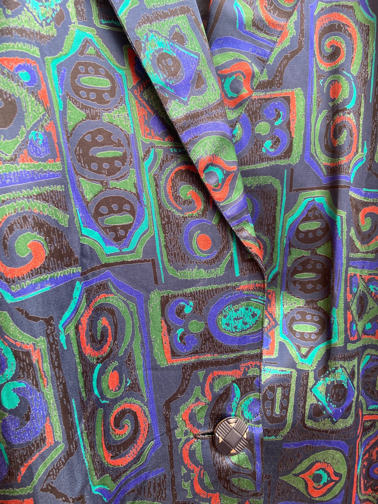 Salbet Satin Pattern Blazer