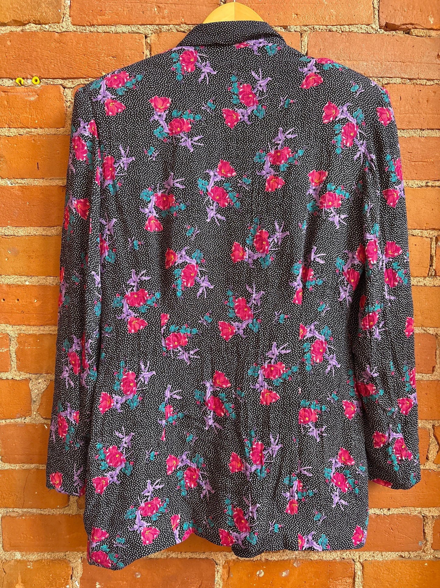 Floral Polka Dot Blazer