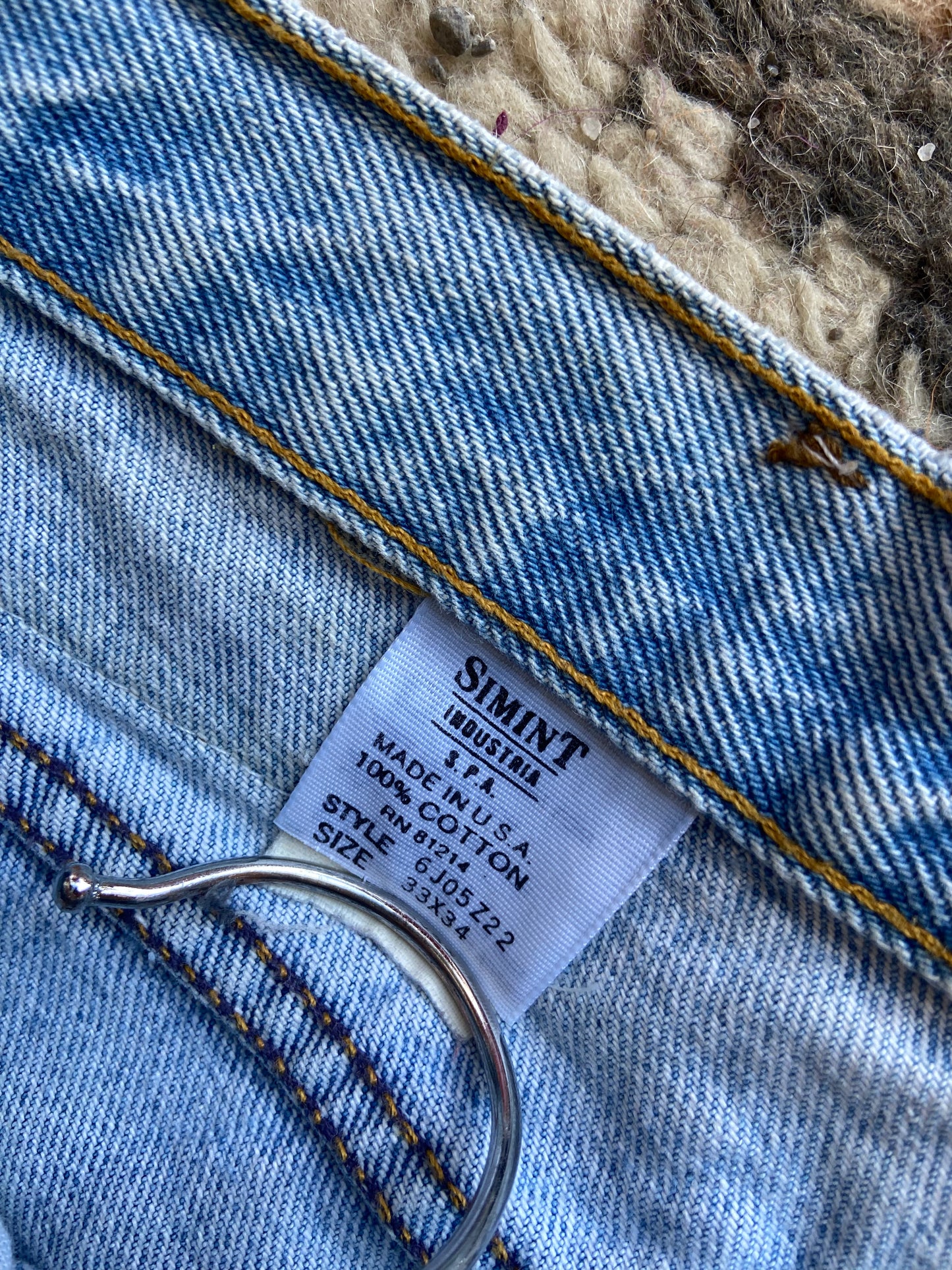 90’s Armani High Waisted Light Denim