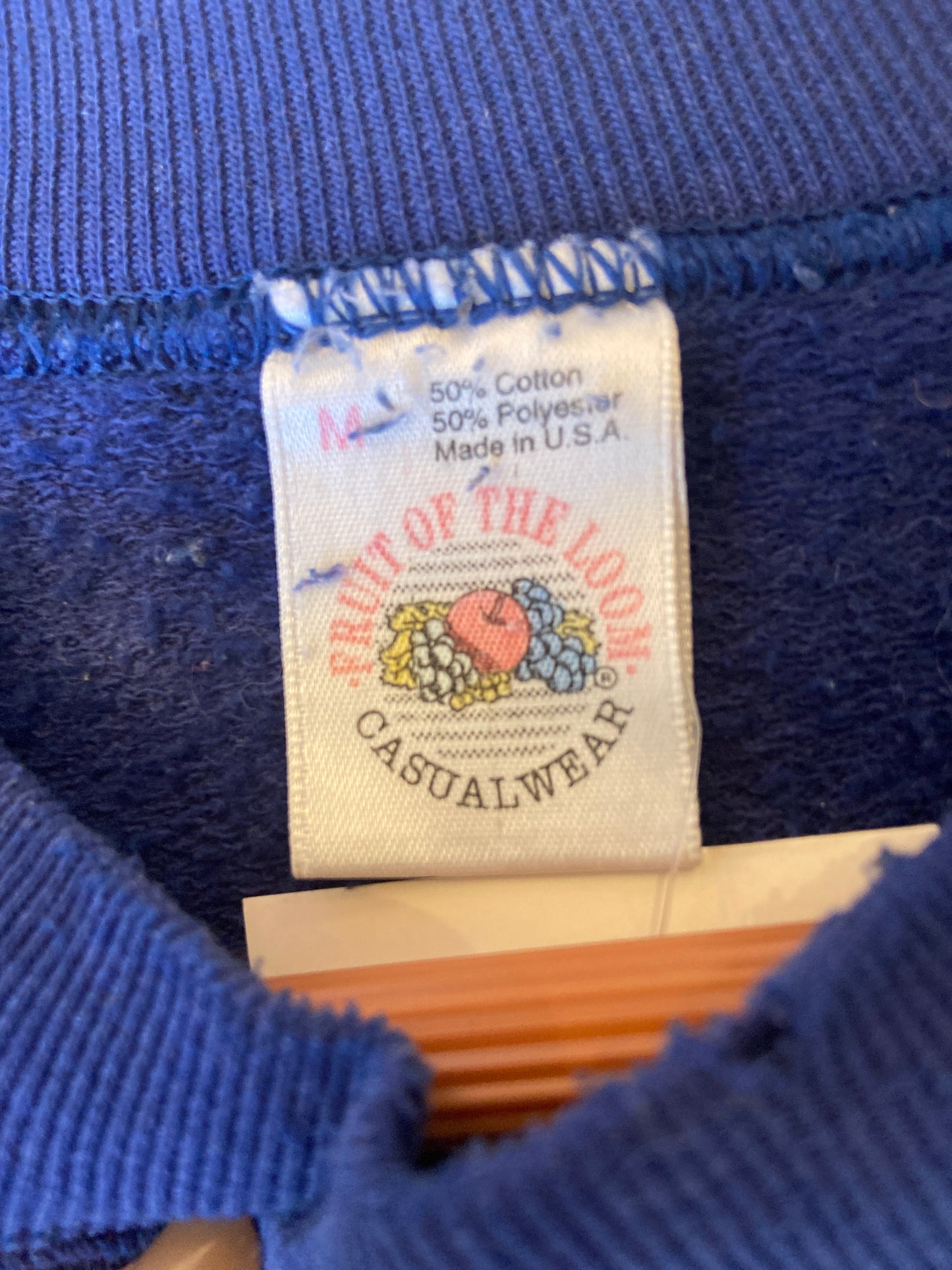 Plain Navy FOTL Crewneck Sweatshirt