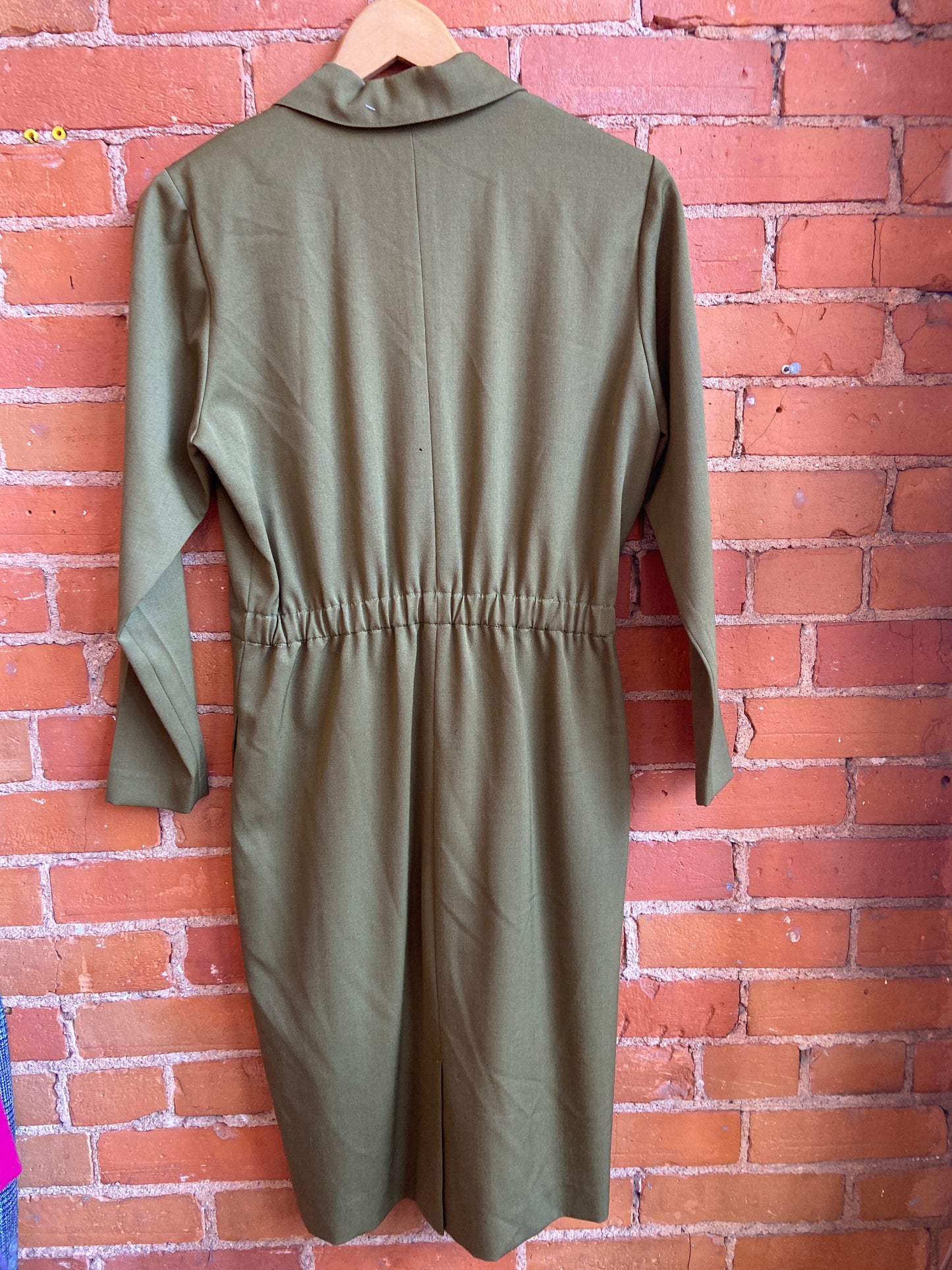 90’s Green Wool Dress