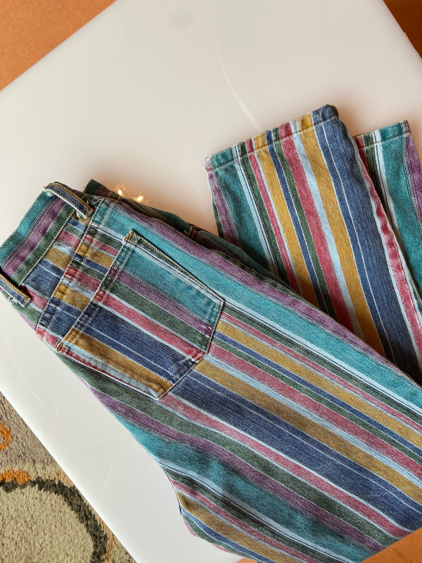 Colourful Striped Denim