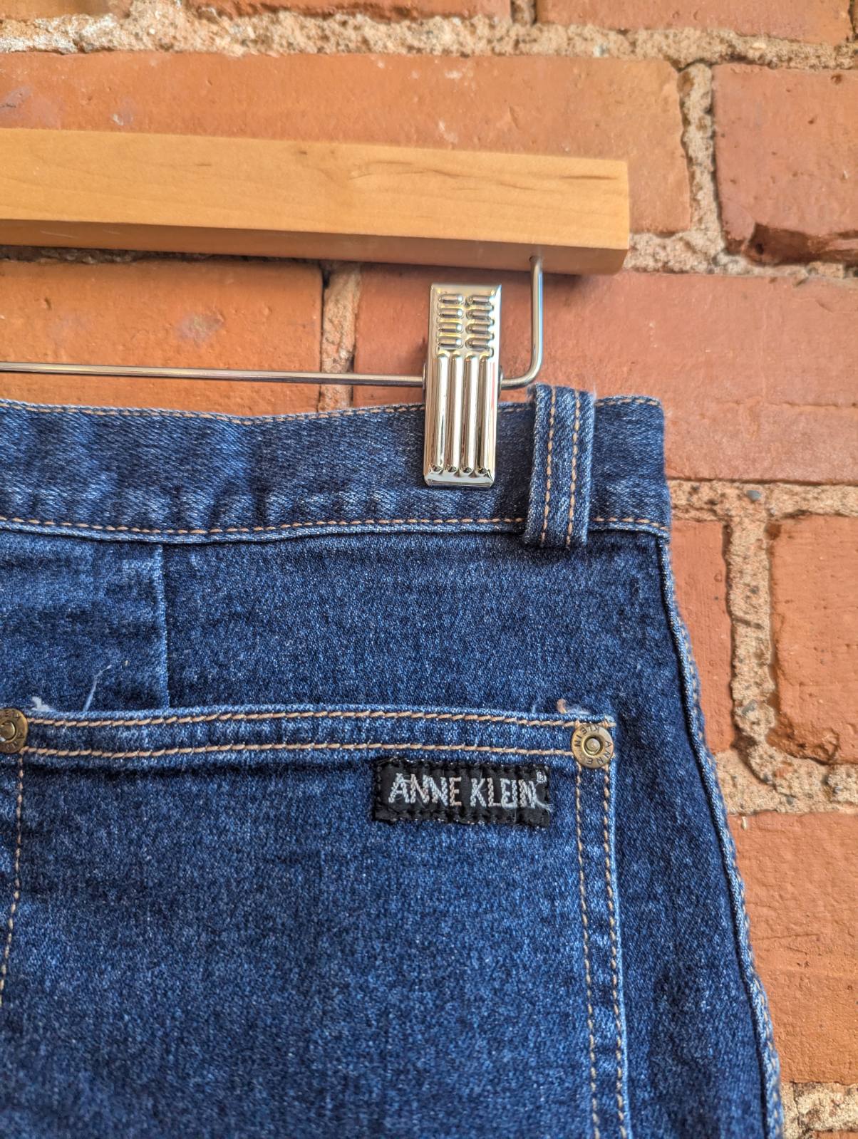 1980s Anne Klein High-Rise, Straight Leg Jeans
