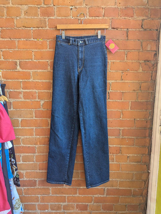 1980s Anne Klein High-Rise, Straight Leg Jeans