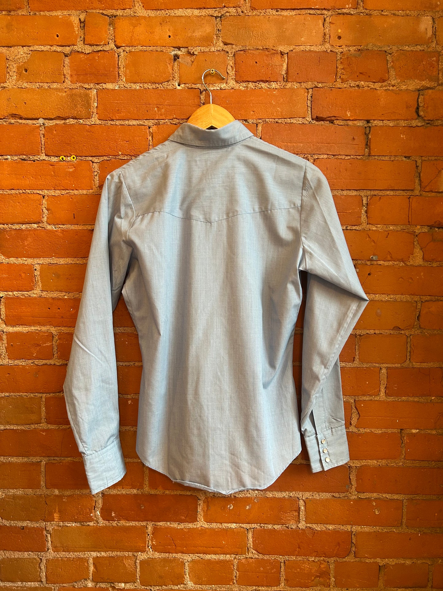 Baby blue western shirt
