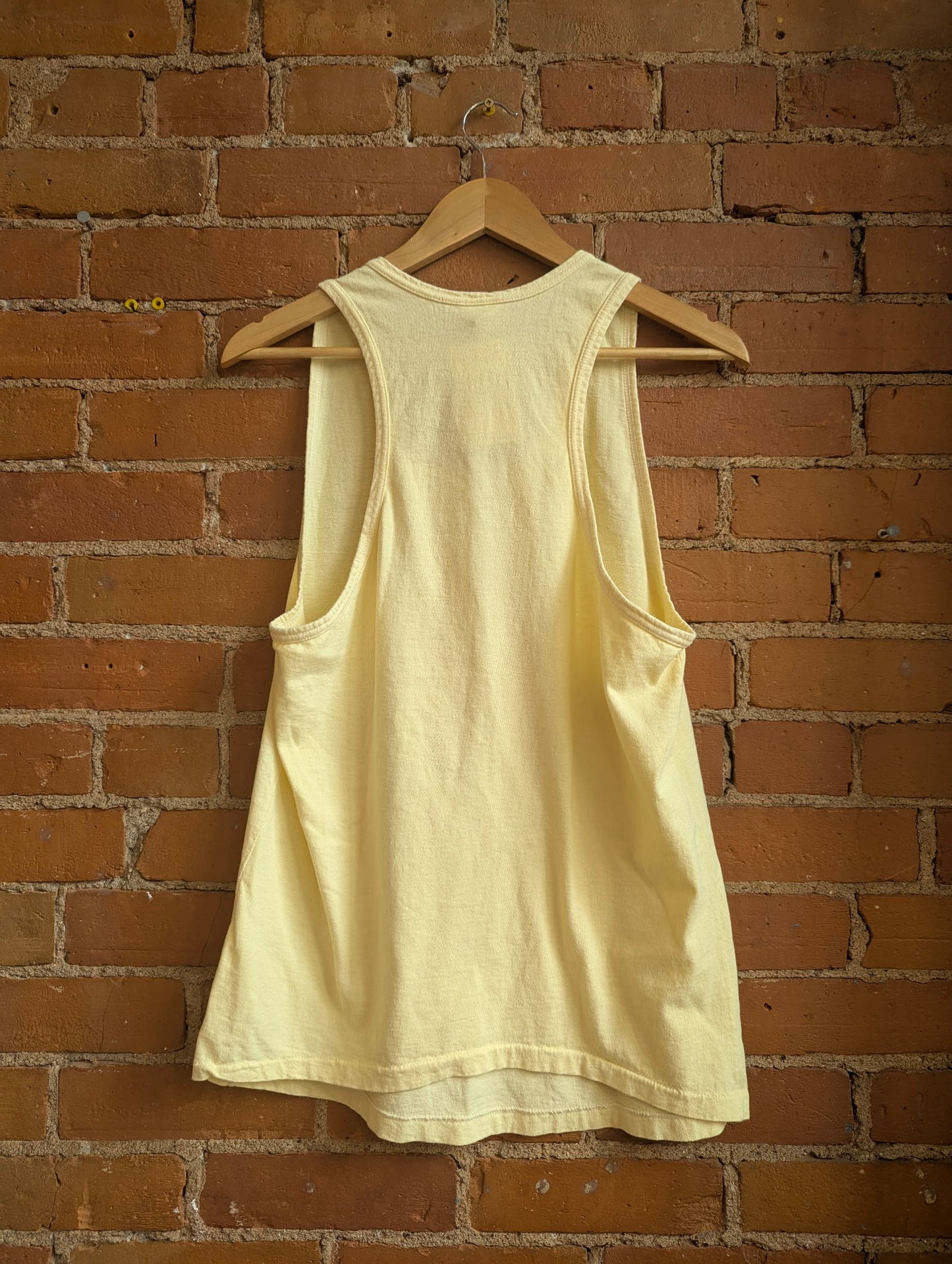 1990s Harvey Woods Toad Tales by Maria Plant Yellow Tank