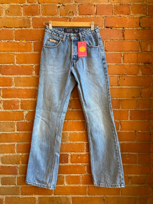 Y2K Bluenotes Light Wash Flare Leg Jeans With Button Fly
