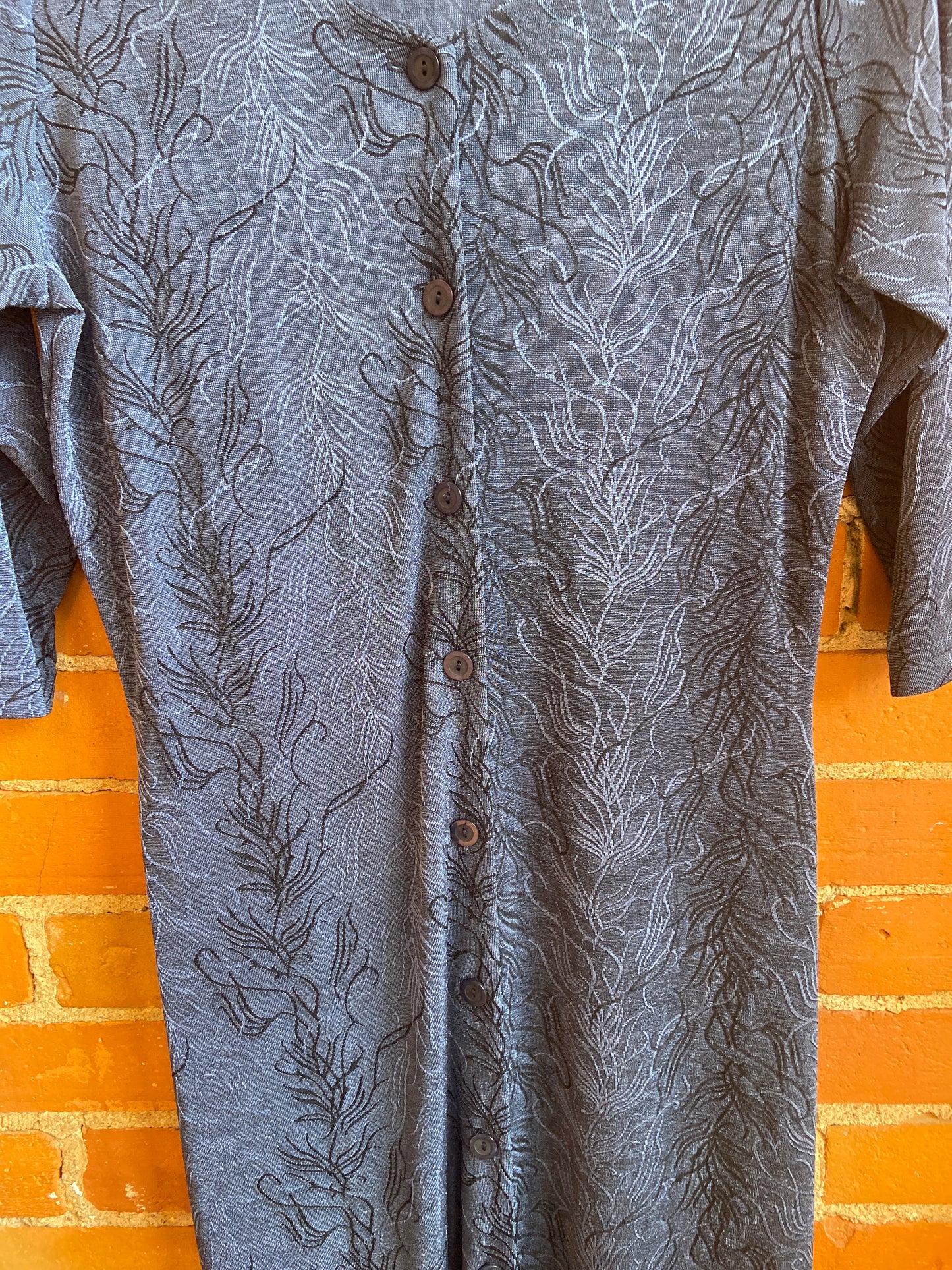 90’s 3/4 Sleeve Maxi Dress