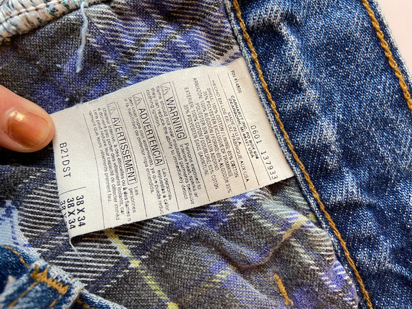 Carhartt Flannel-Lined Denim
