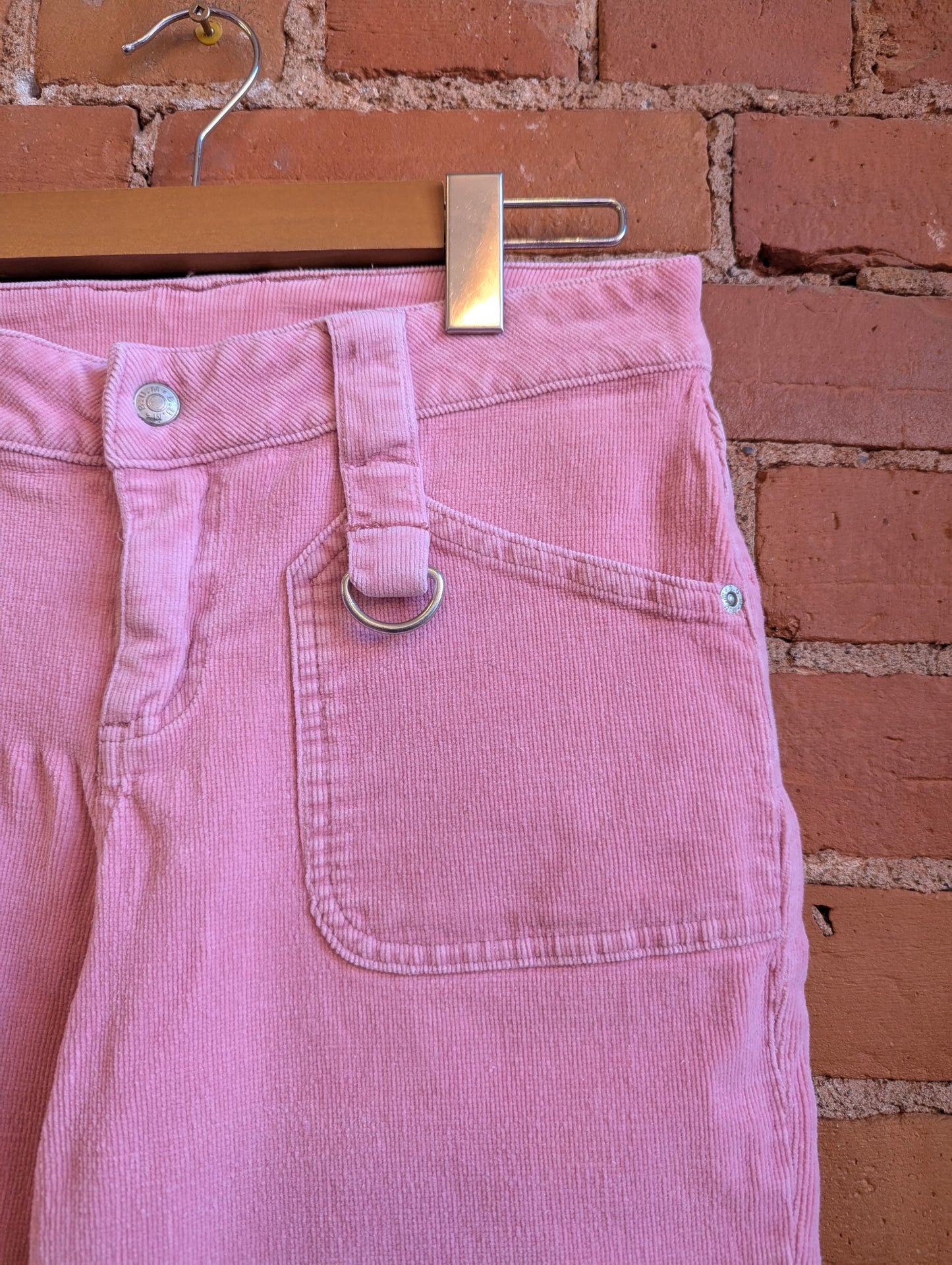 Y2K B.U.M. Equipment Pink Corduroy Cargo Pants