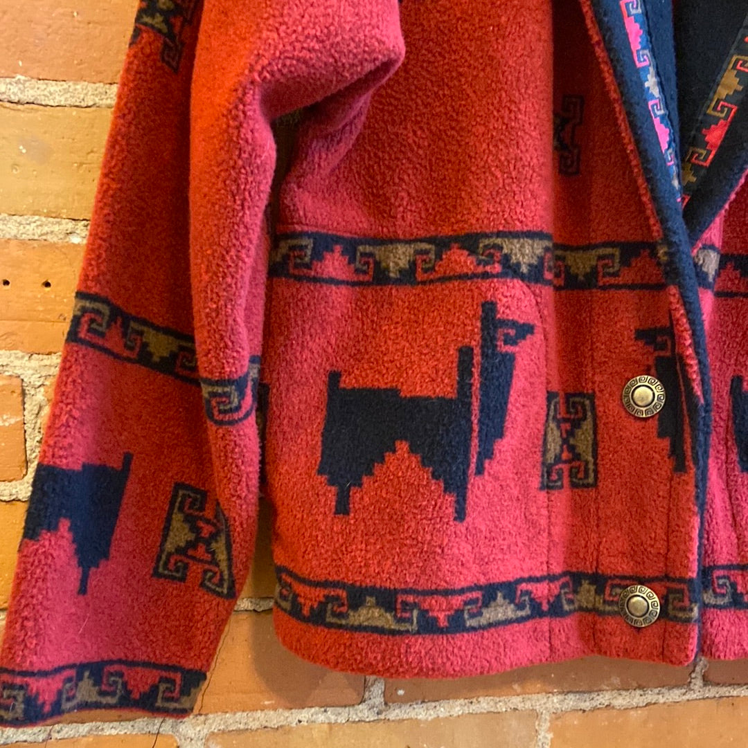 Blazer with All Over Alpaca Print