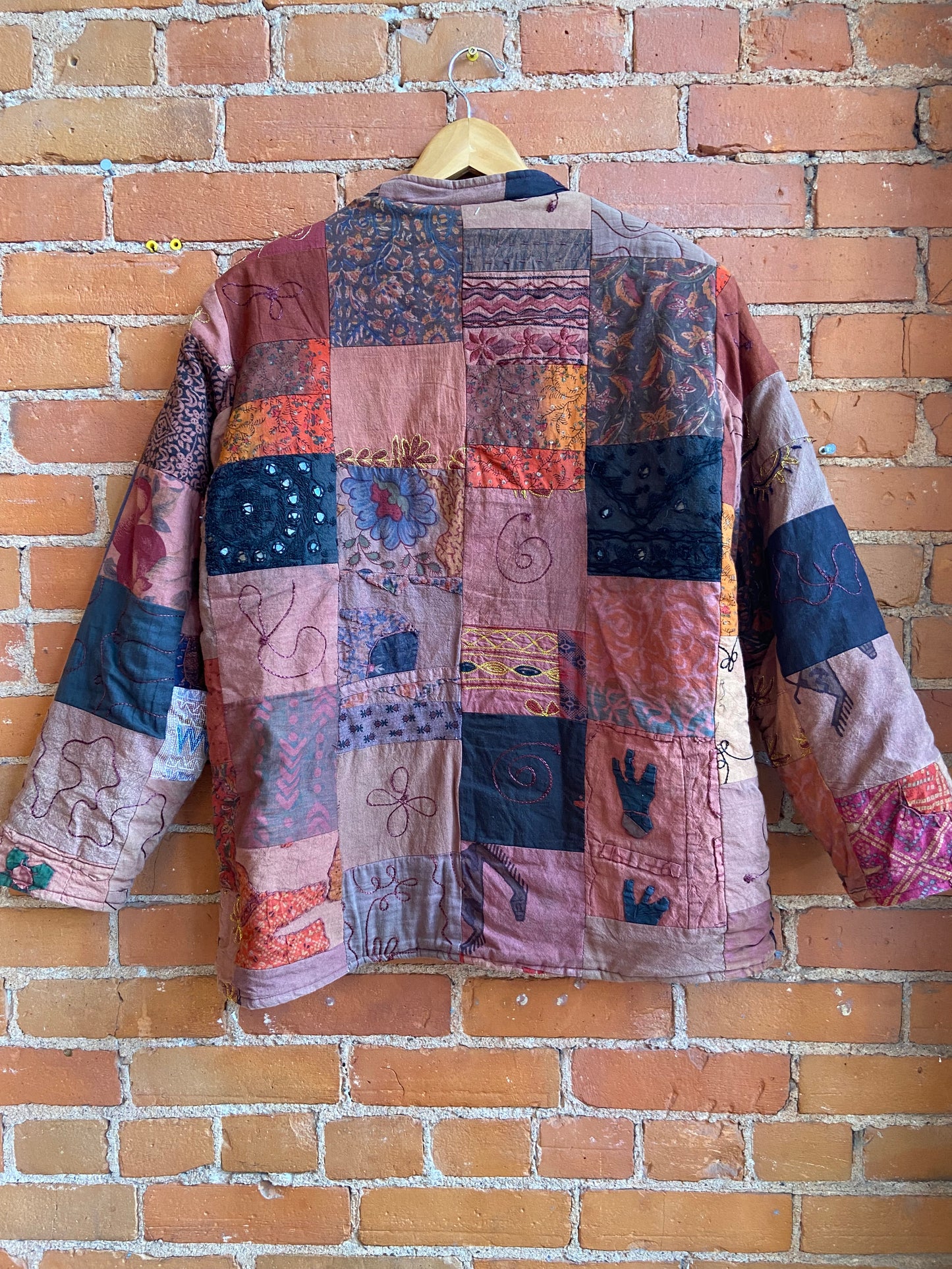 Quilted Patchwork Reversible Jacket
