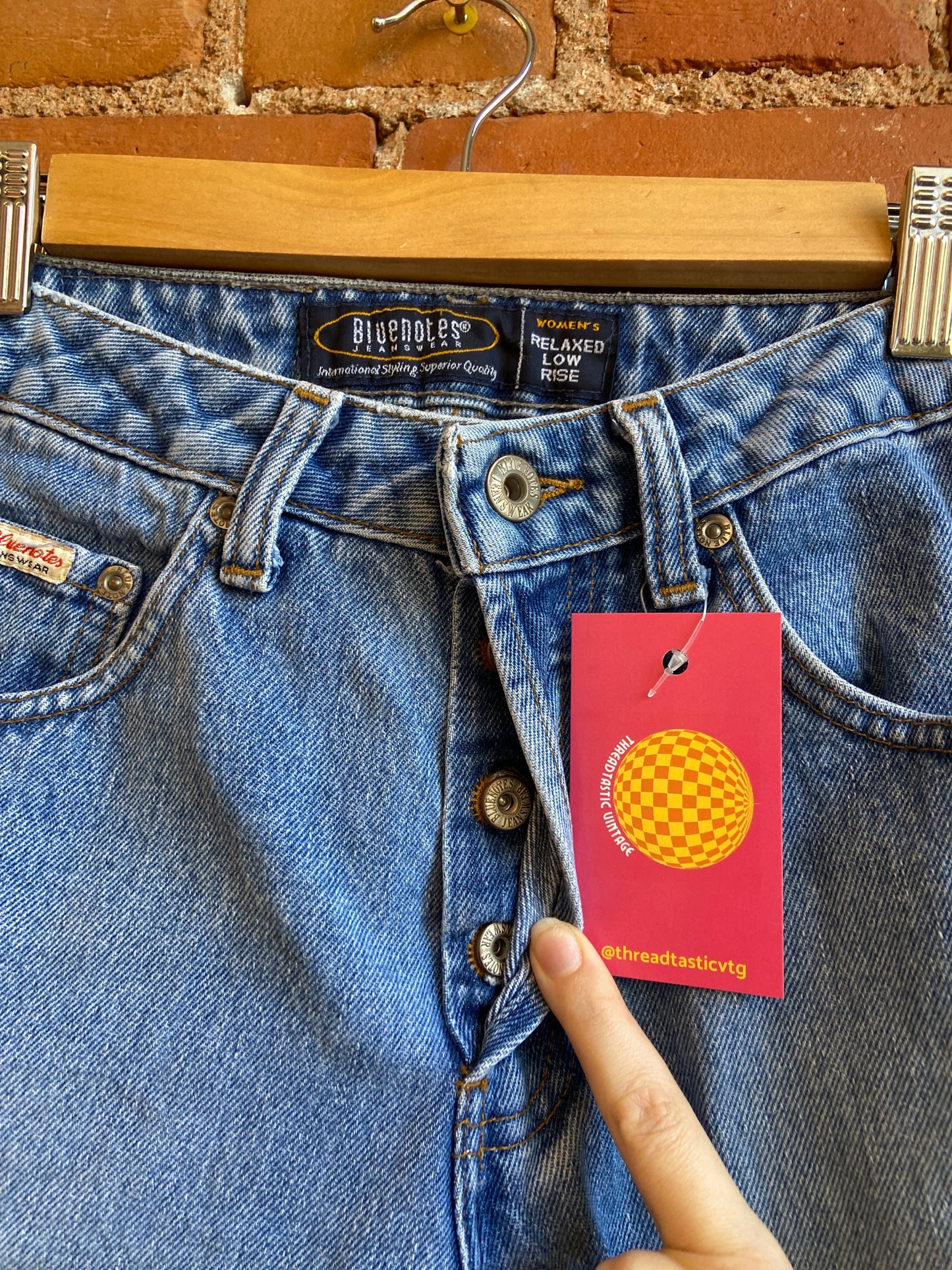 Y2K Bluenotes Light Wash Flare Leg Jeans With Button Fly