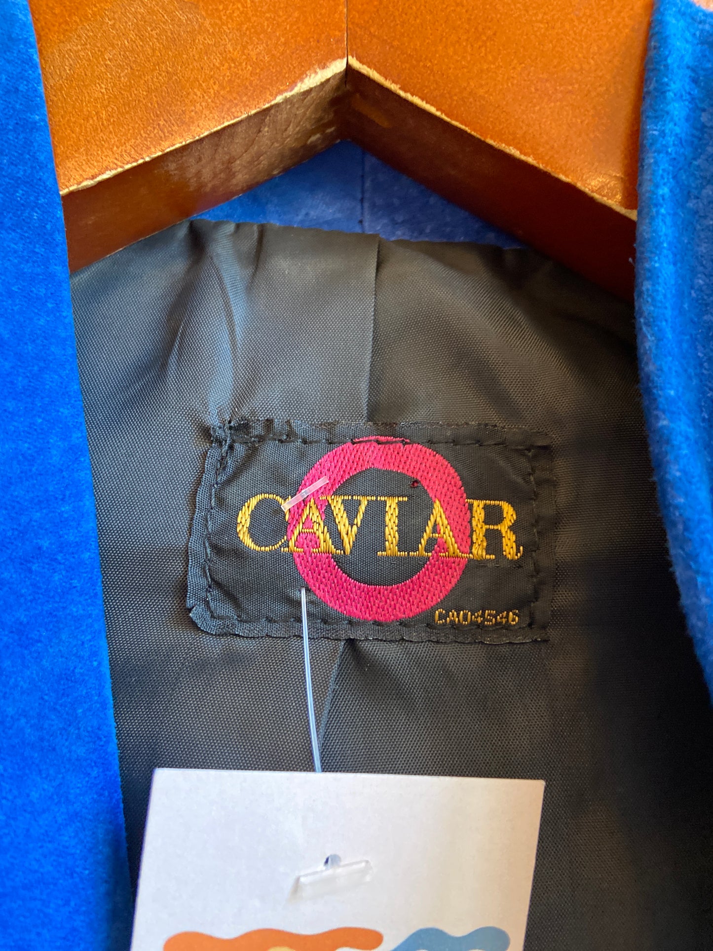 80s Colourblock Suede Jacket