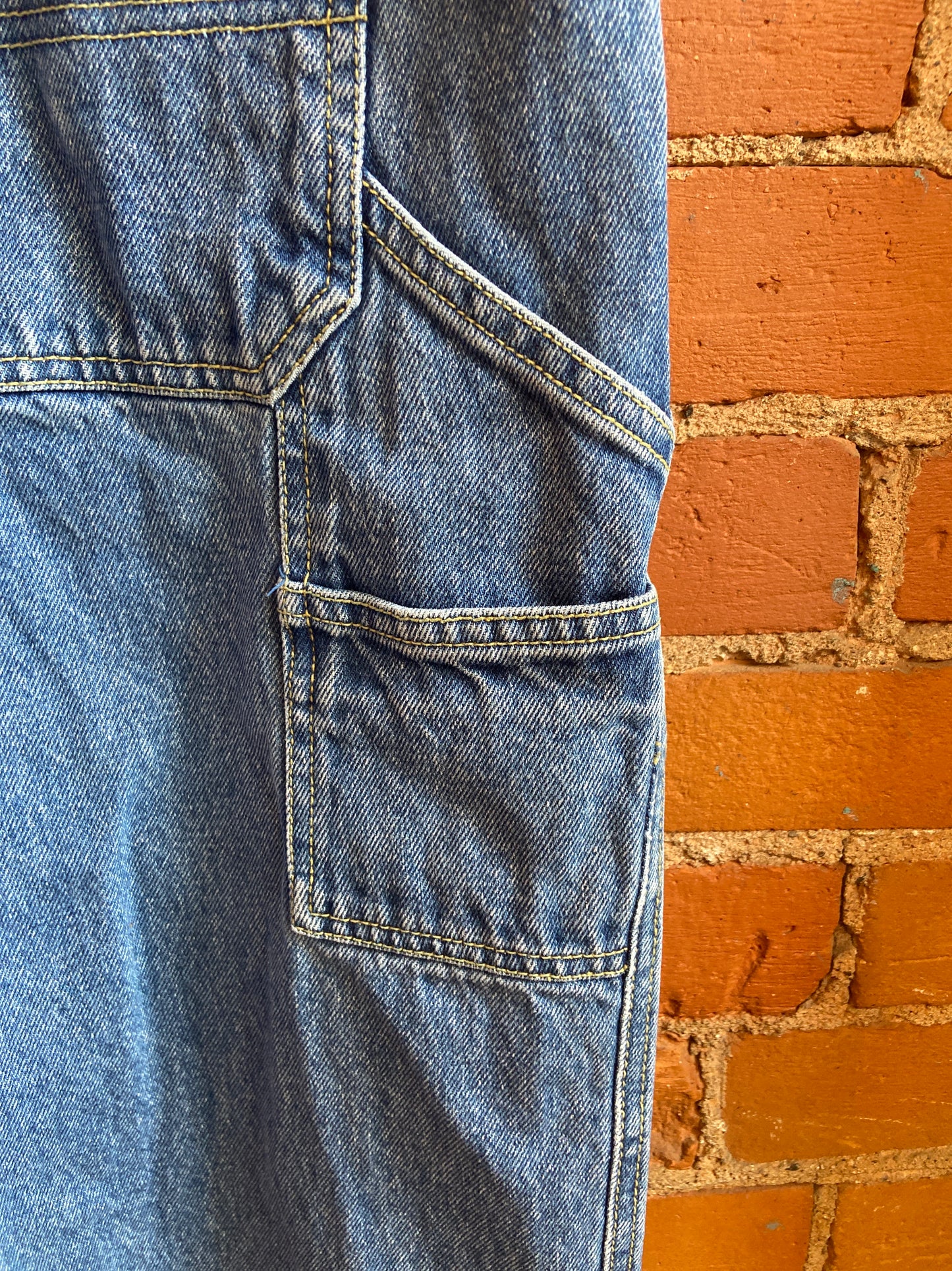 1990s Esprit Jeans Mid Wash Denim Overalls