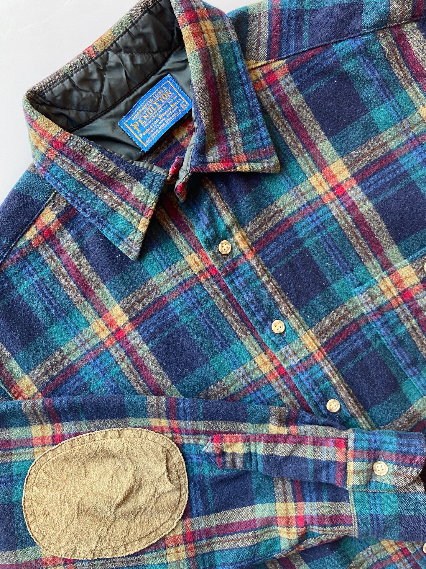 Pendleton Blue/Multi Plaid Wool Trail Shirt